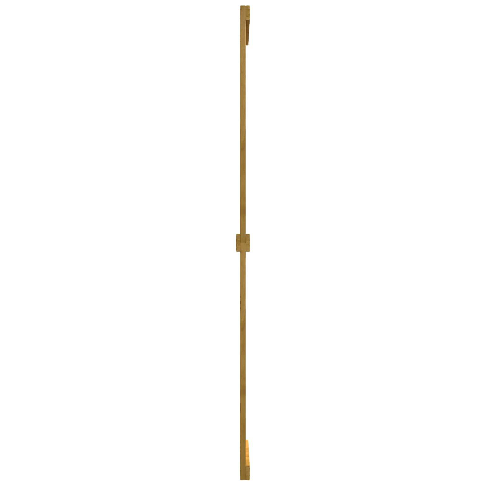 vidaXL Scheunentür Corona Honigbraun 100 x 210 cm Massives Kiefernholz