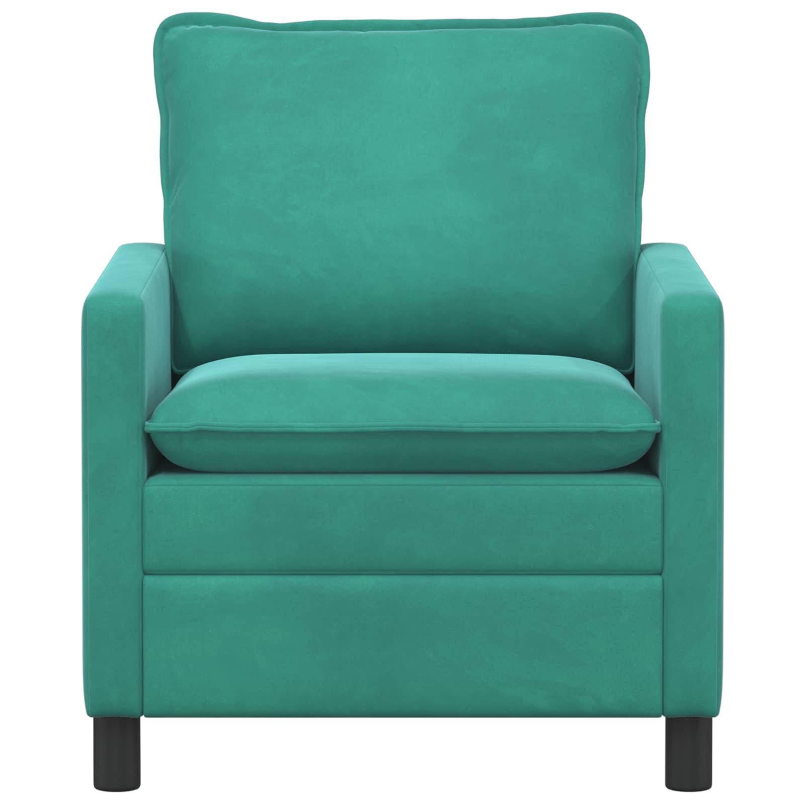 vidaXL Sofa Türkis 76 x 81 x 87,5 cm Samt