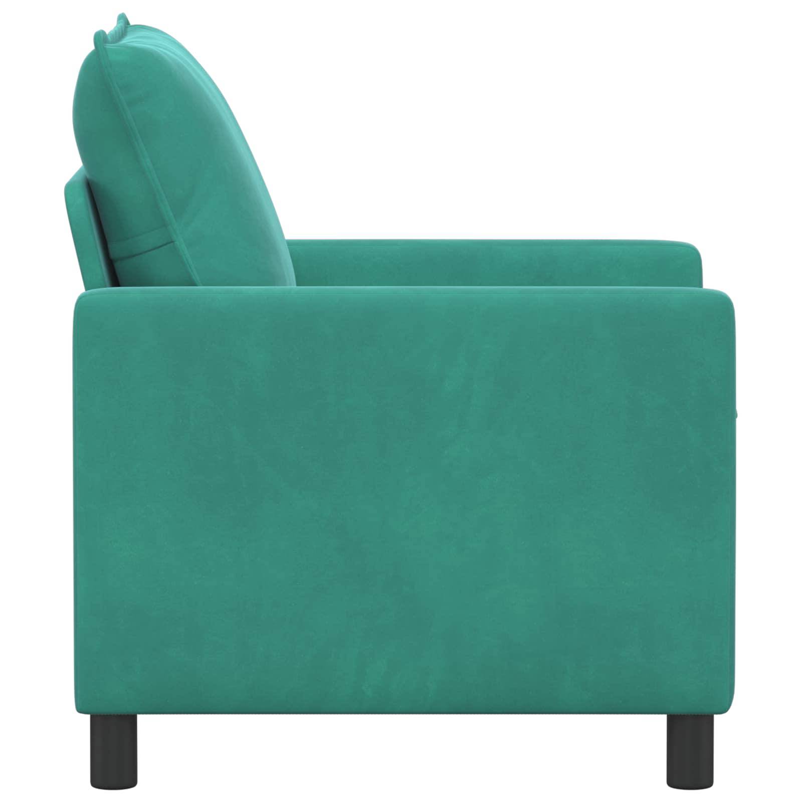 vidaXL Sofa Türkis 76 x 81 x 87,5 cm Samt