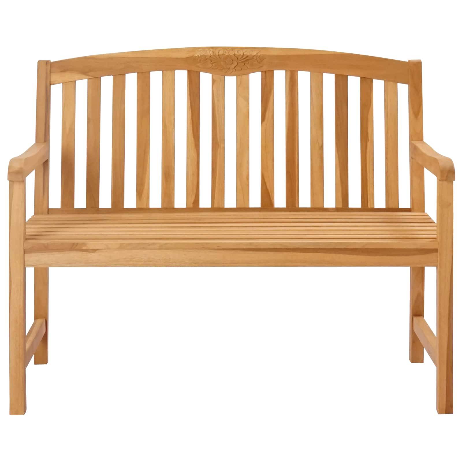 vidaXL Handgefertigte Rosenbank Natur 114 x 60,5 x 95 cm