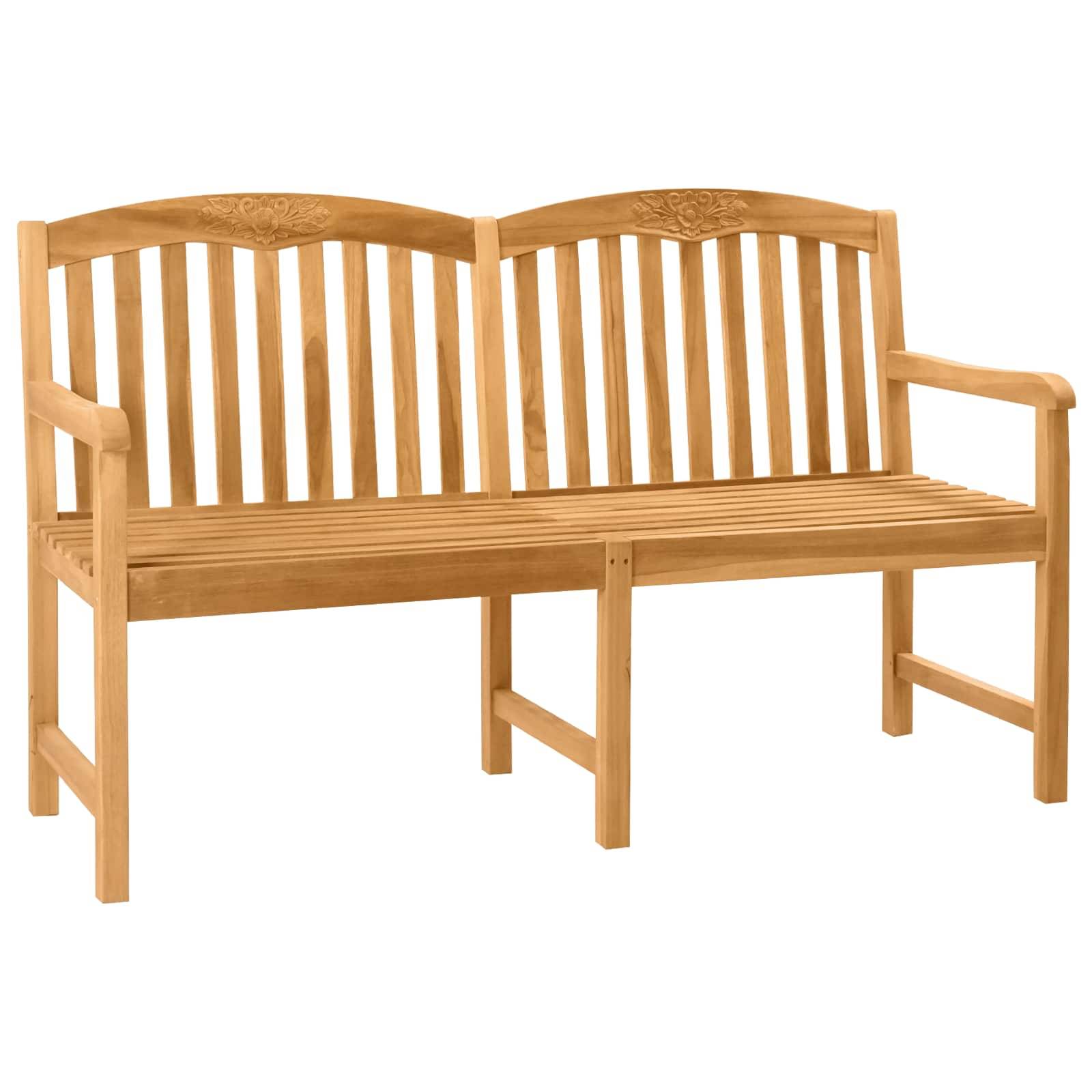 vidaXL Handgefertigte Rosenbank Natur 179,5 x 61 x 90 cm