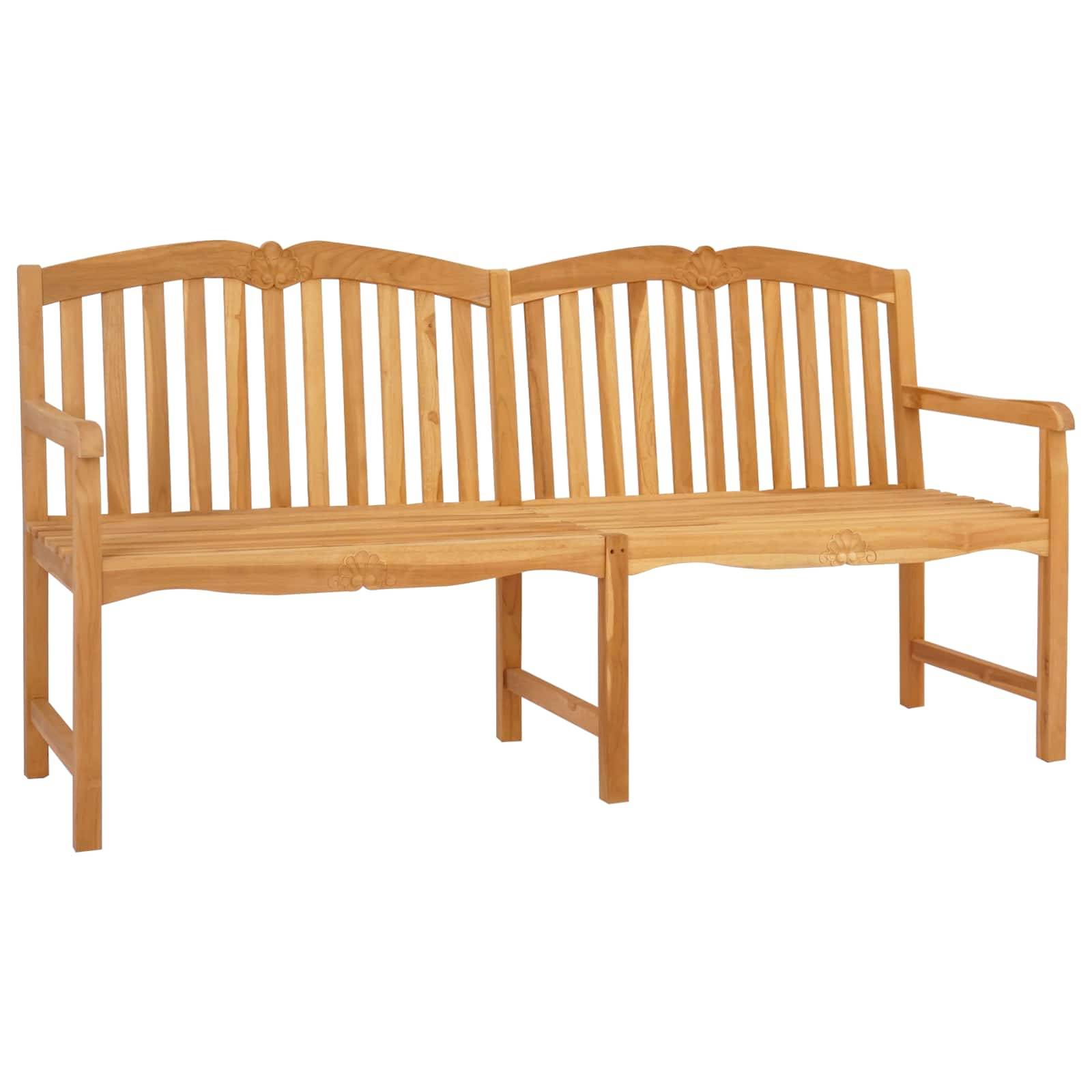 vidaXL Handgefertigte Rosenbank Natur 180,5 x 60 x 96 cm