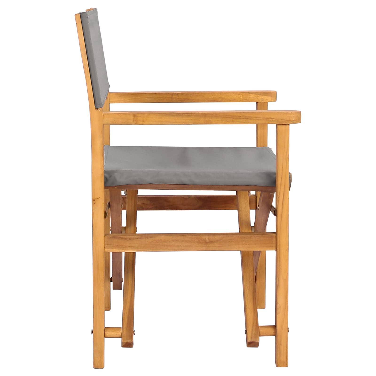 vidaXL Esszimmerstuhl Braun und Hellgrau 56 x 54 x 87 cm