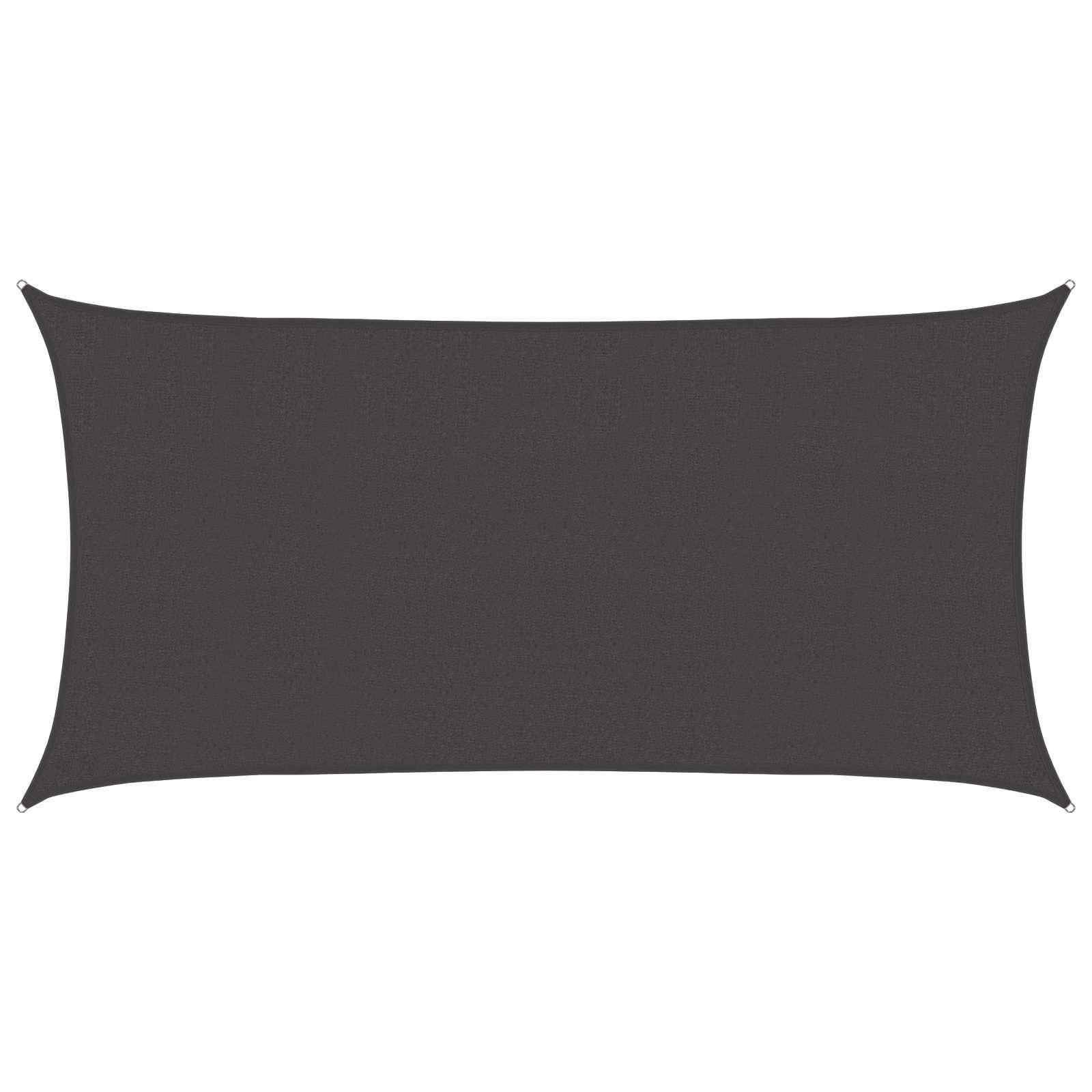 vidaXL Sonnensegel Anthrazit 2 x 6 m HDPE