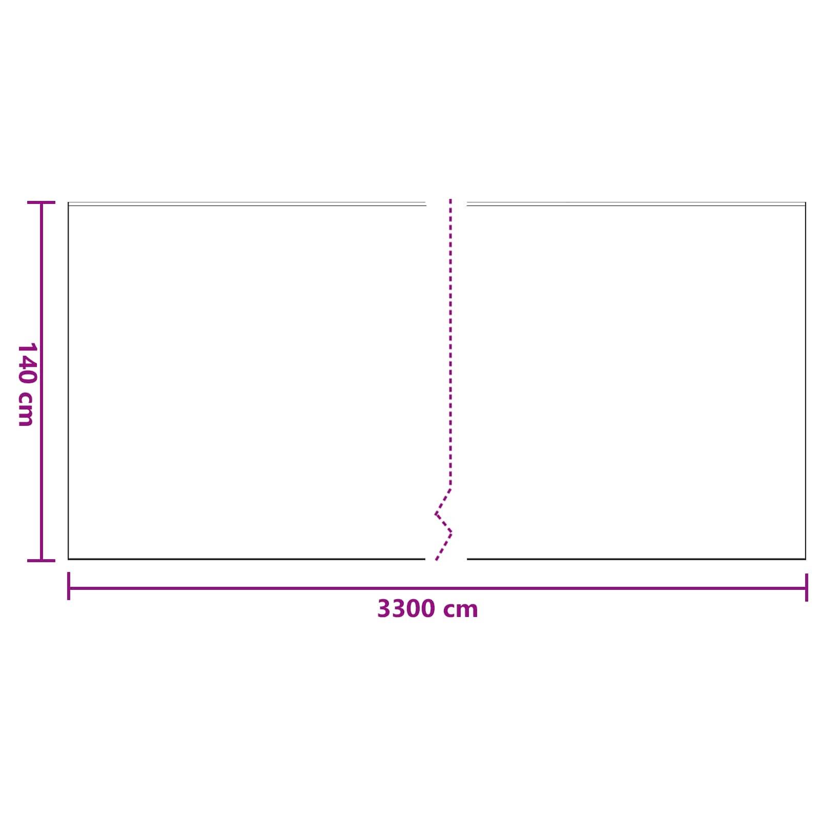 vidaXL Staubschutzfolie mit Klebeband 12 pcs Transparent 140 x 3300 cm