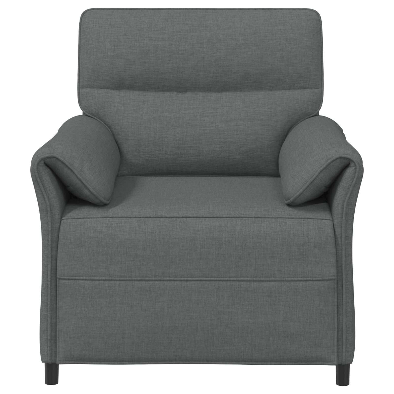 vidaXL Sofa 100% Polyester, Metallrahmen, MDF, Sperrholz