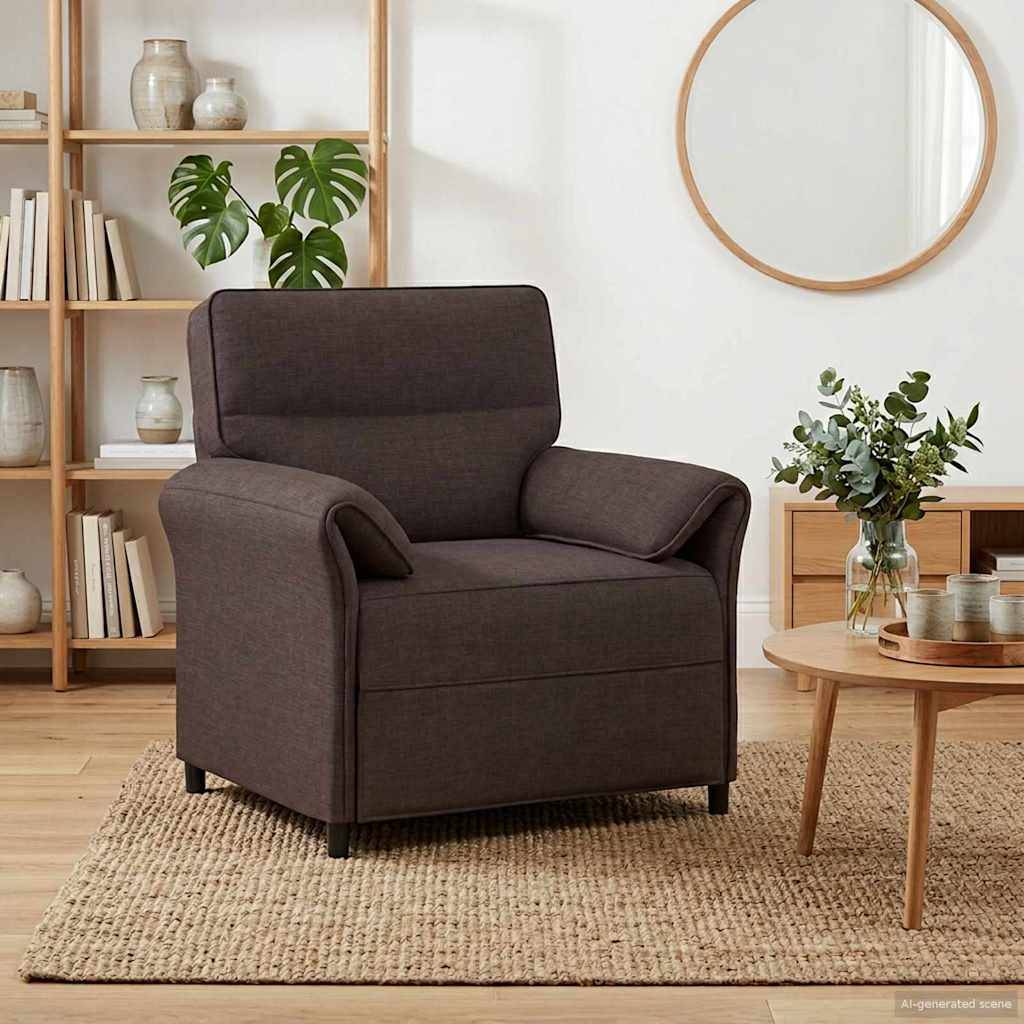 vidaXL Sofa 100% Polyester, Metallrahmen, MDF, Sperrholz