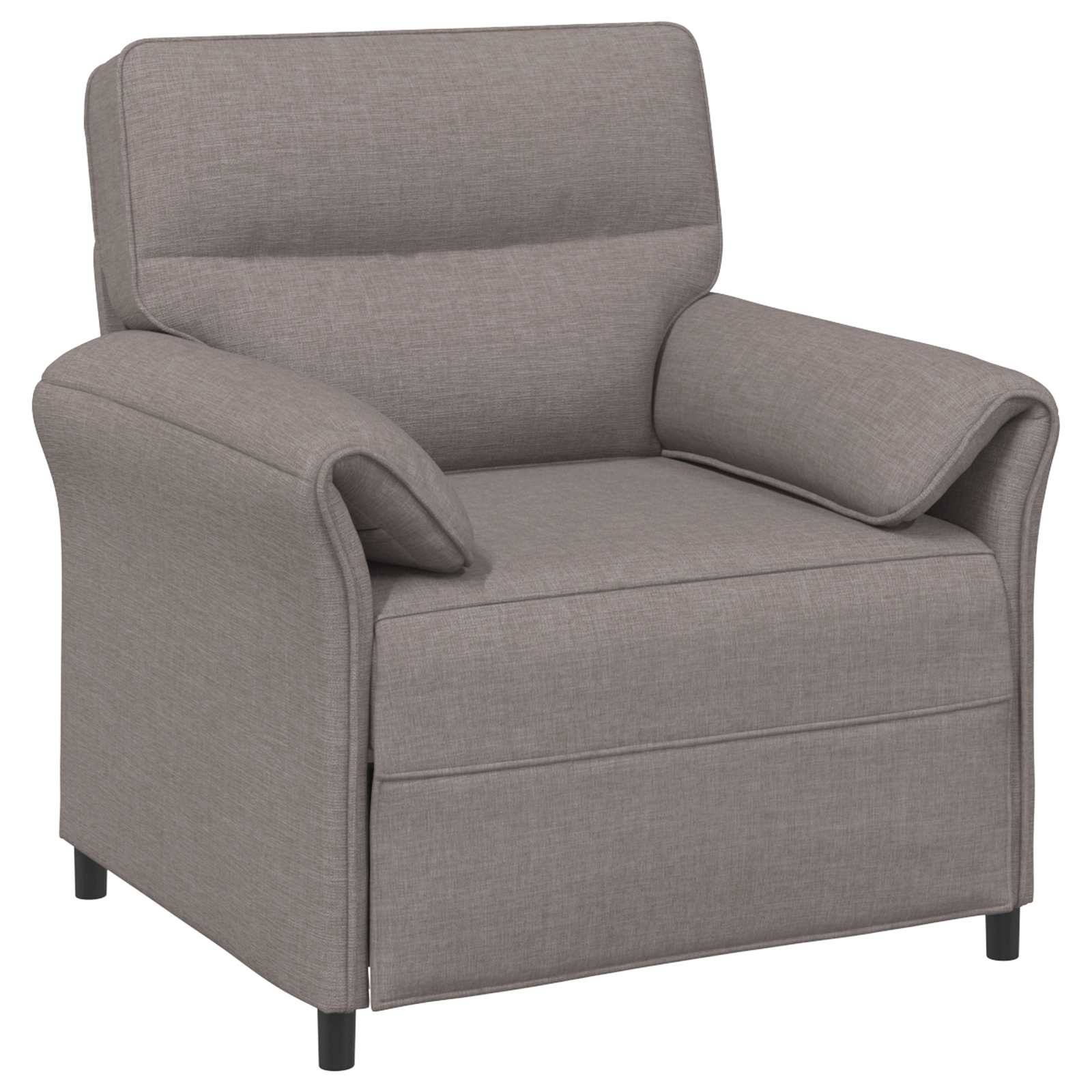 vidaXL Sofa Set 2 stk. Taupe Stoff