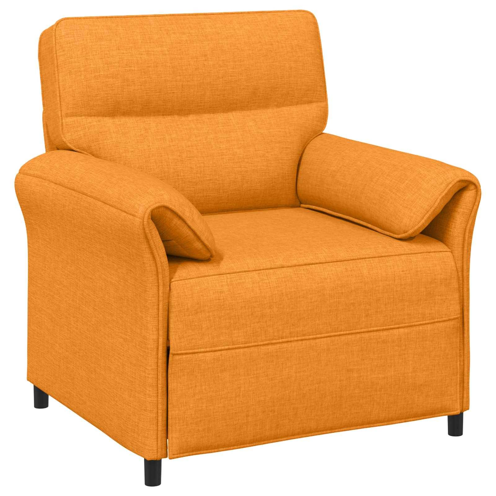 vidaXL Sofa Set 2 stk. Dunkelgelb Stoff