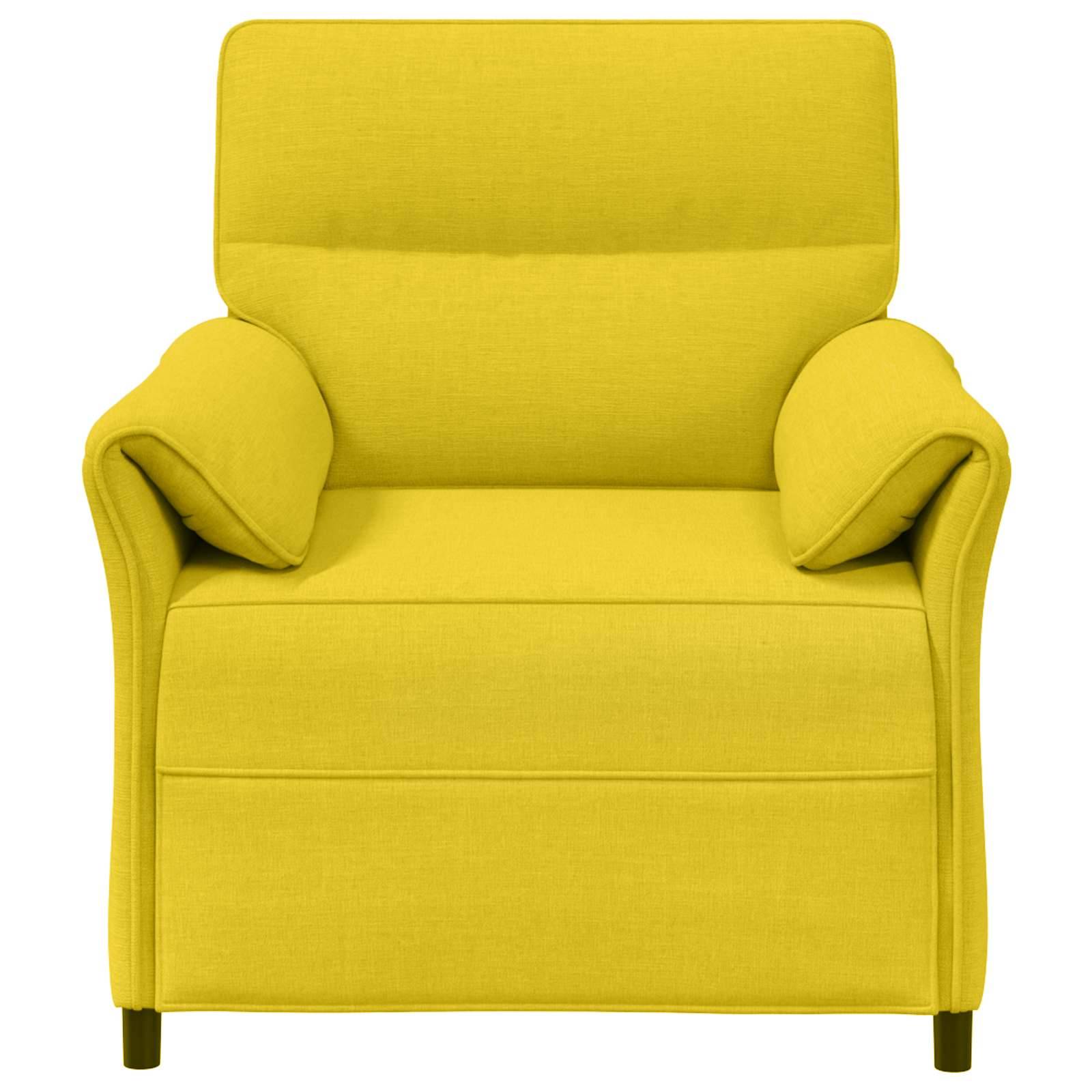 vidaXL Sofa 100% Polyester, Metallrahmen, MDF, Sperrholz