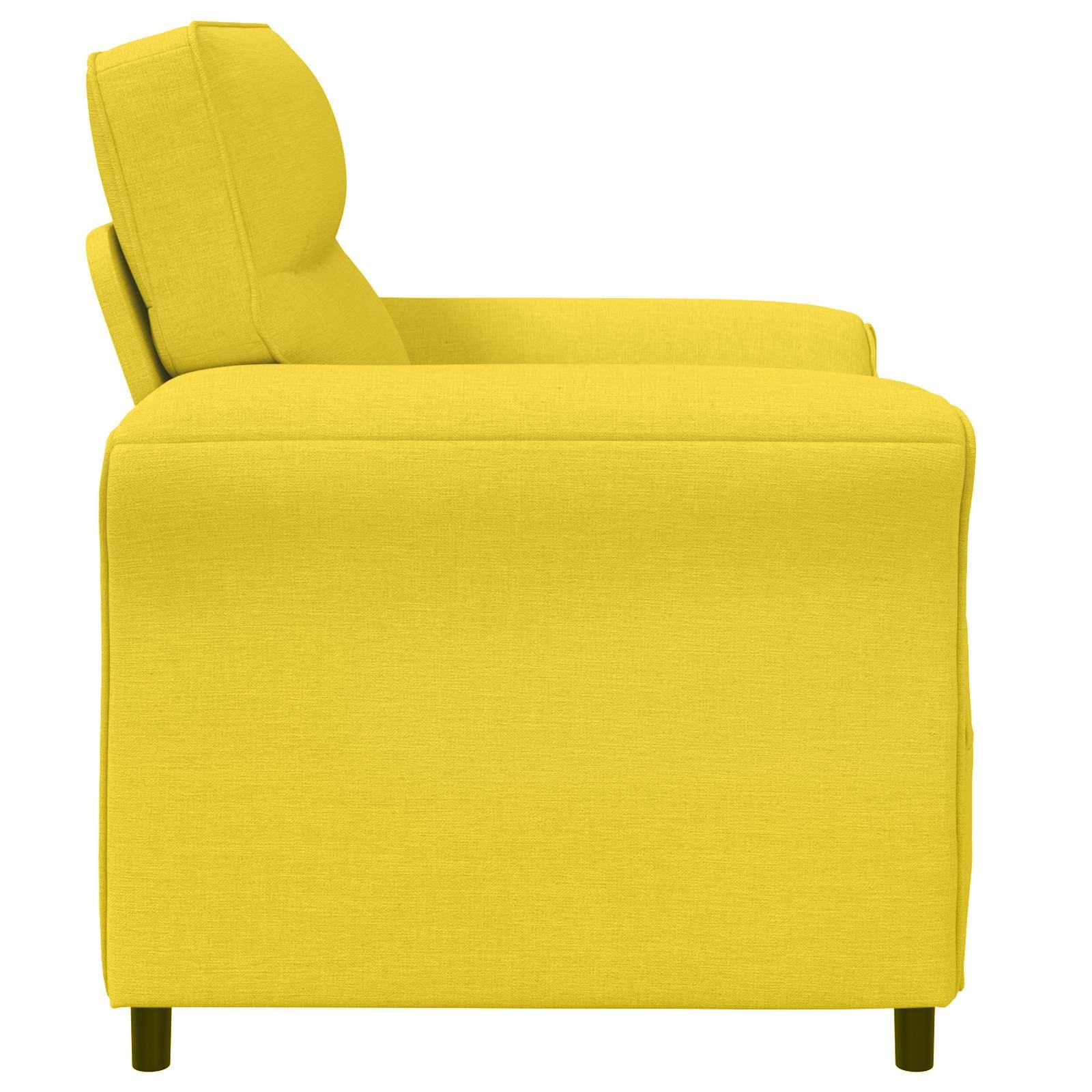 vidaXL Sofa 100% Polyester, Metallrahmen, MDF, Sperrholz