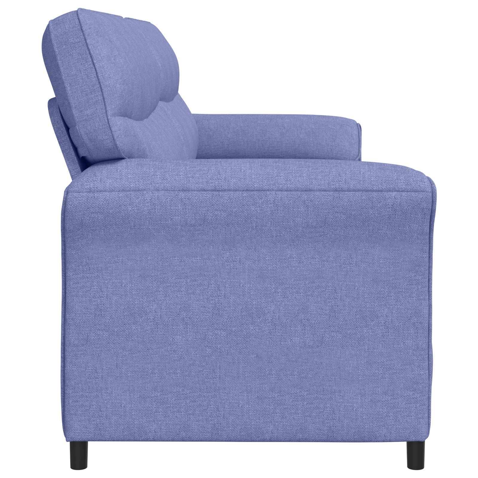 vidaXL Sofa 100% Polyester, Metallrahmen, MDF, Sperrholz
