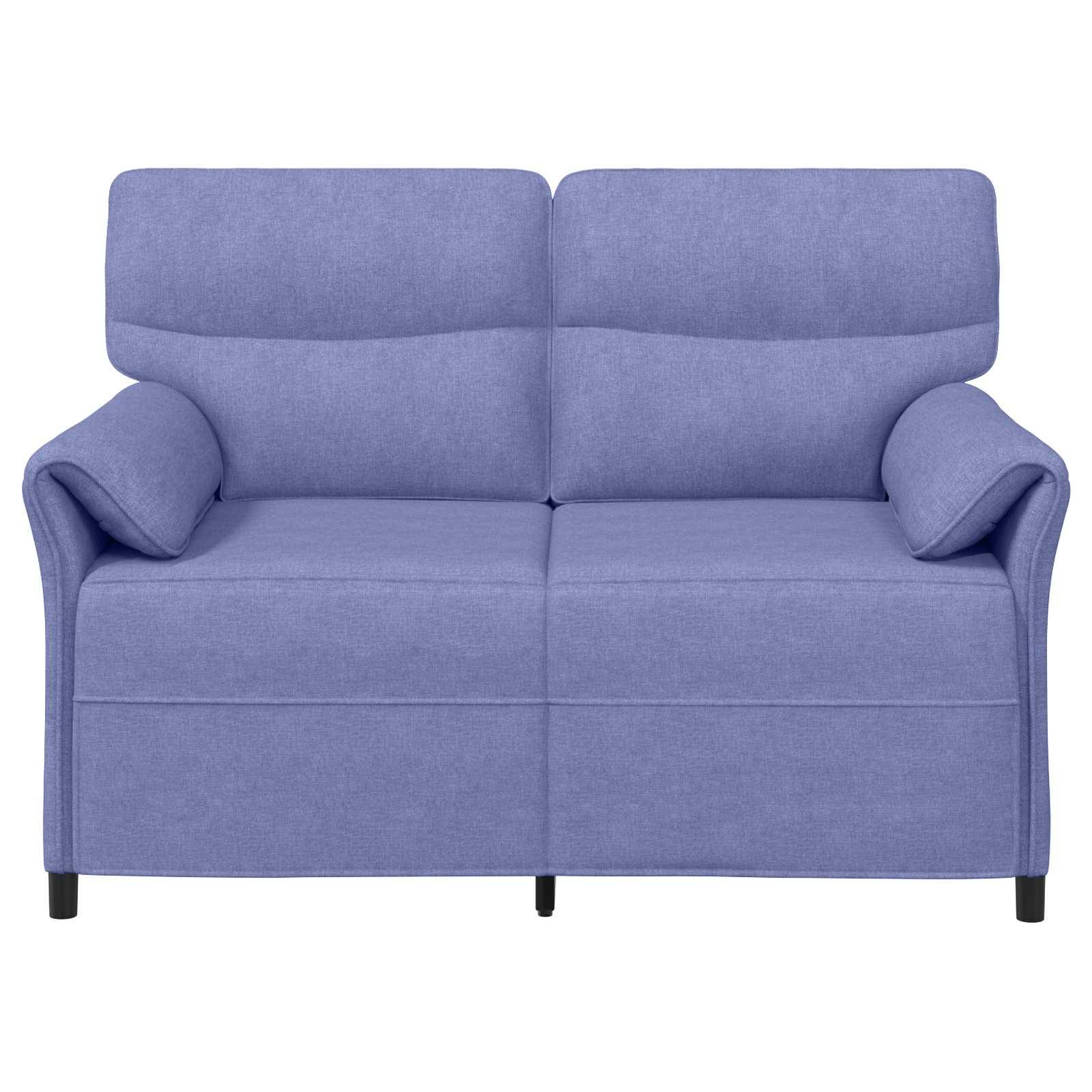 vidaXL Sofa 100% Polyester, Metallrahmen, MDF, Sperrholz