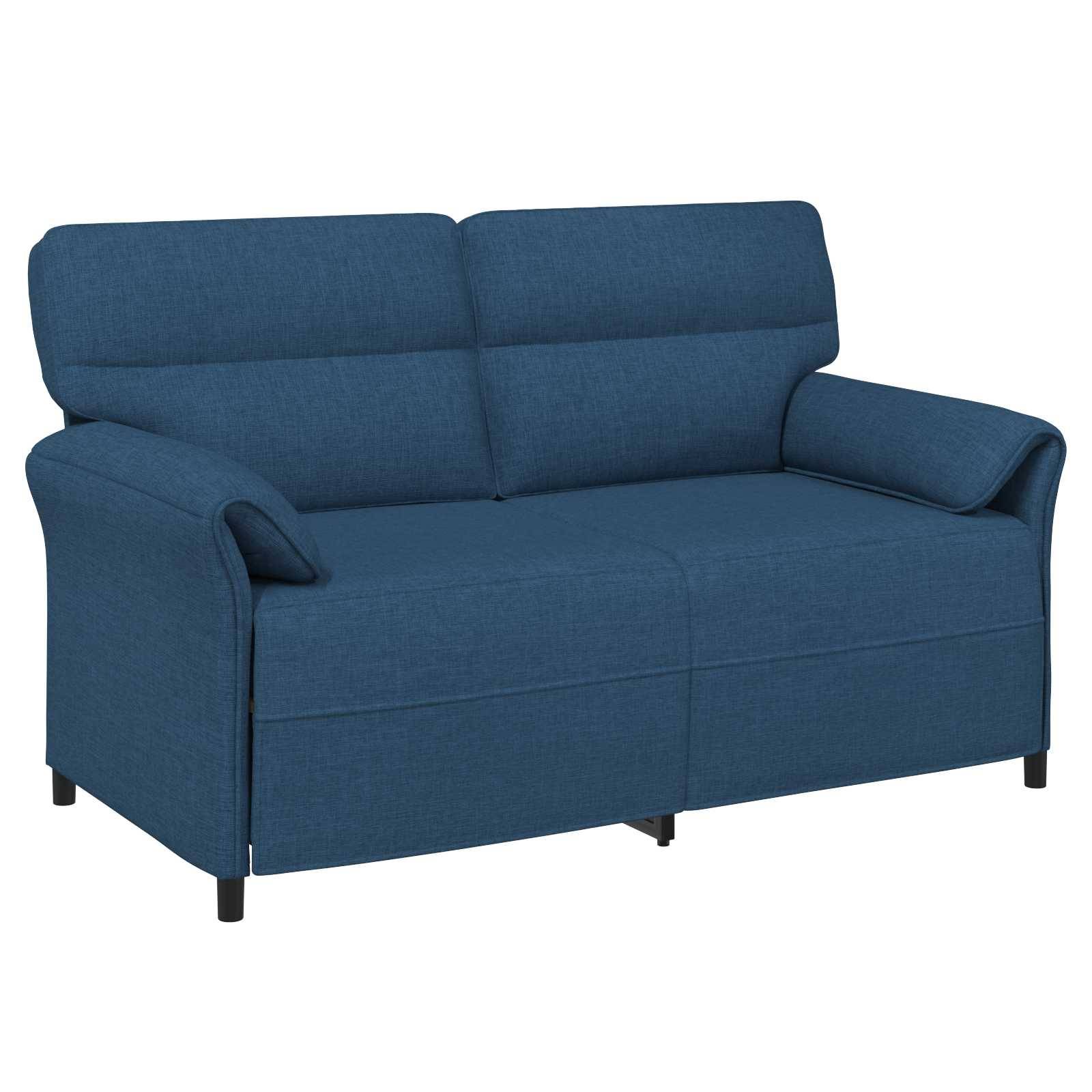 vidaXL Sofa 100% Polyester, Metallrahmen, MDF, Sperrholz