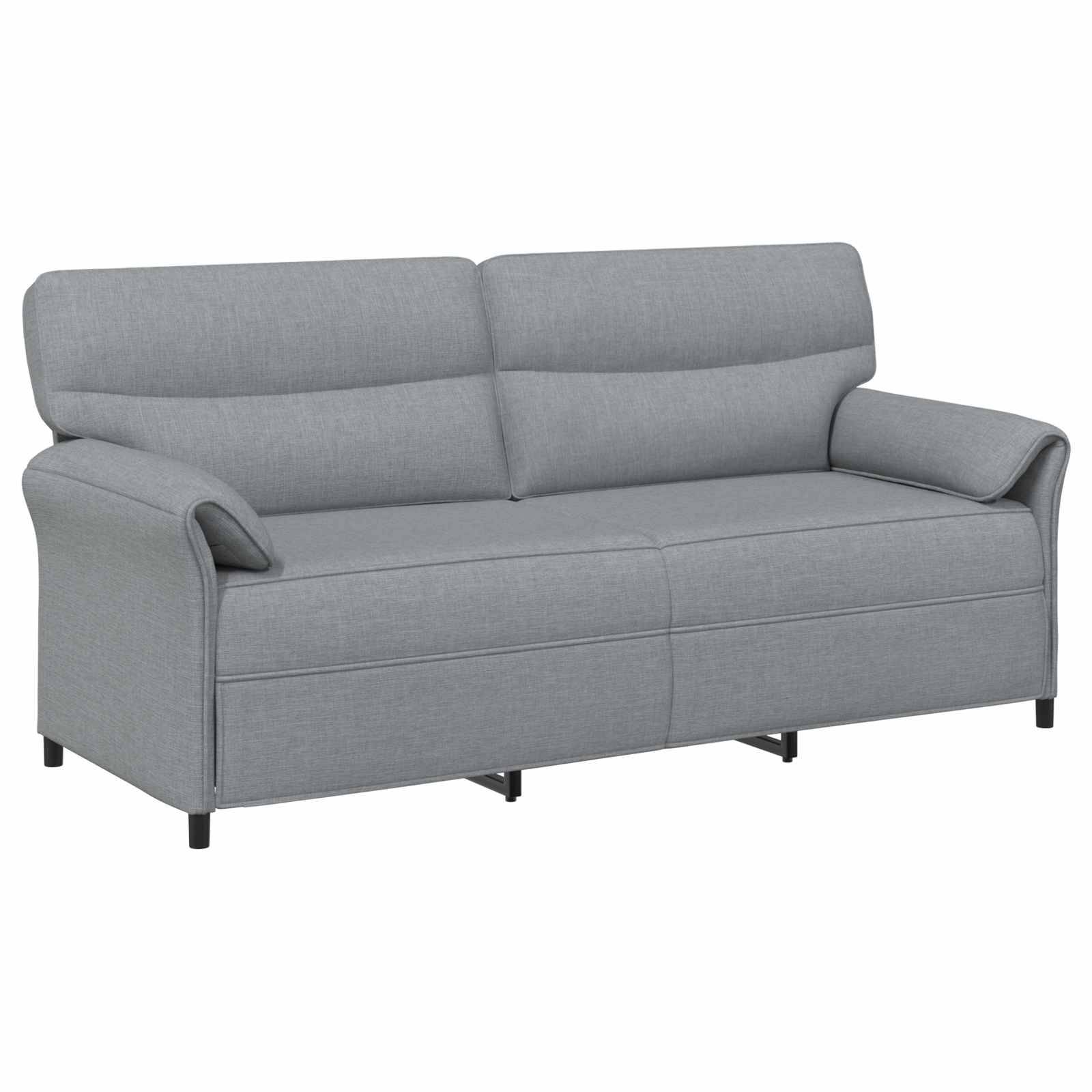vidaXL Sofa Set 2 stk. Hellgrau Stoff