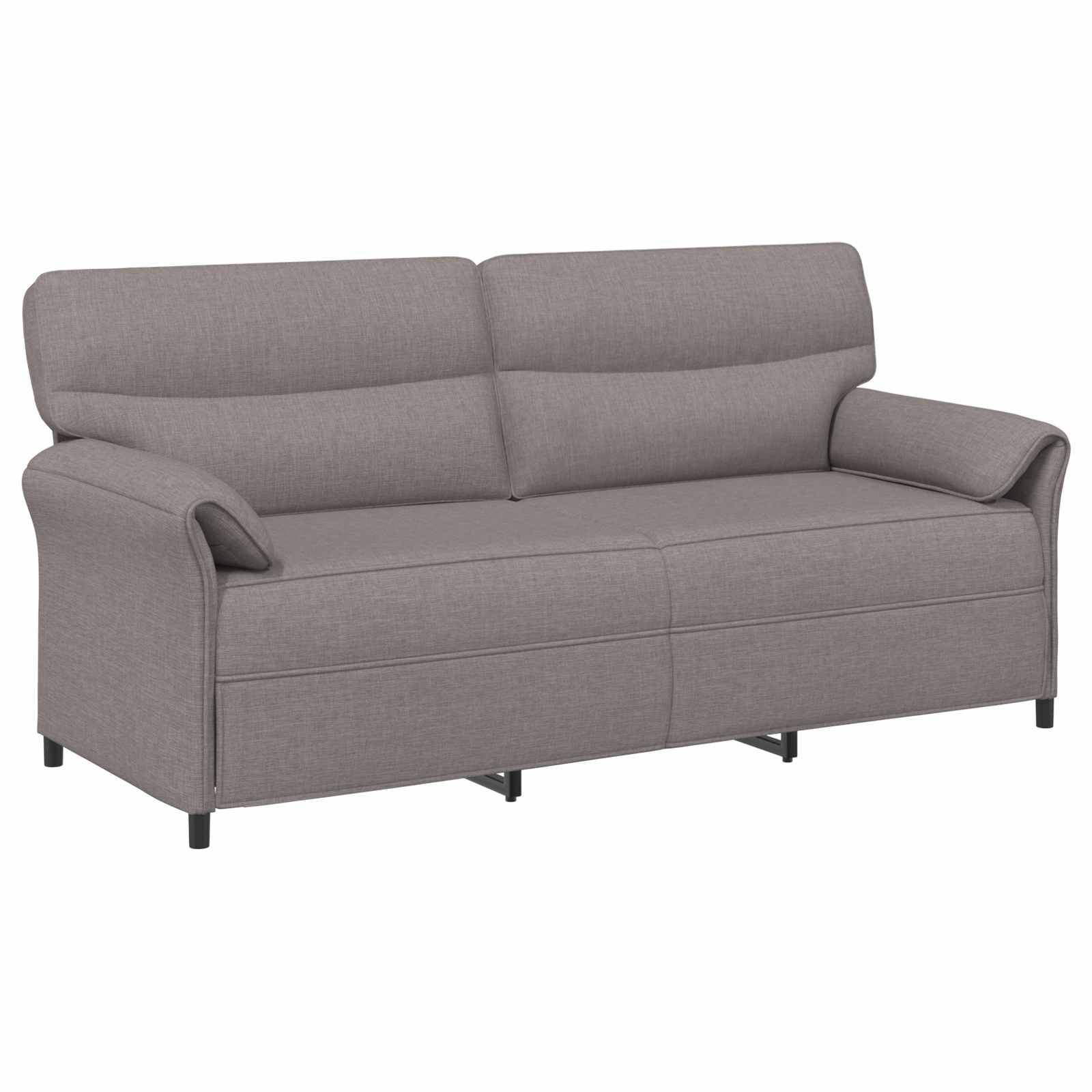 vidaXL Sofa Set 2 stk. Taupe Stoff