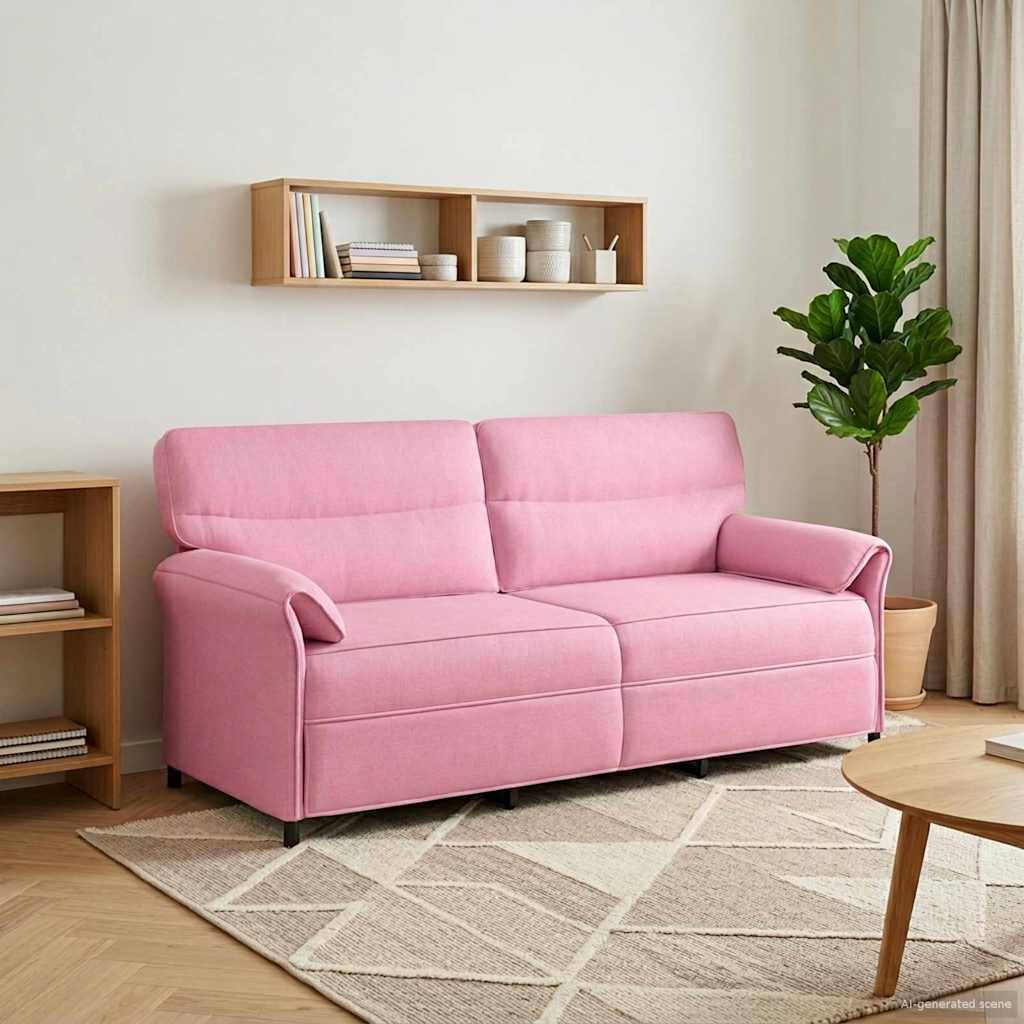 vidaXL Sofa 100% Polyester, Metallrahmen, MDF, Sperrholz