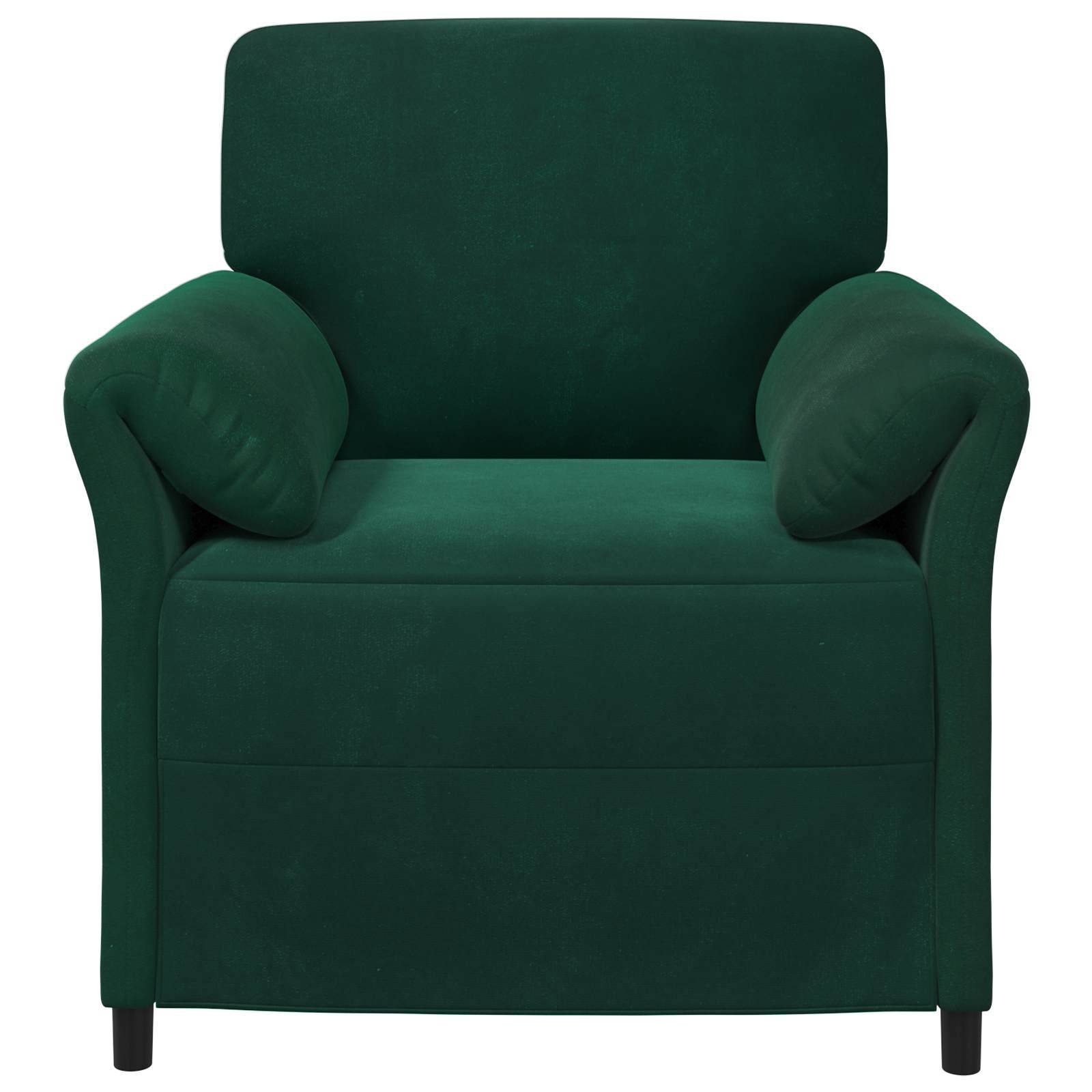 vidaXL 1-Sitzer Sofa Dunkelgrün 88 x 83 x 95 cm Samt