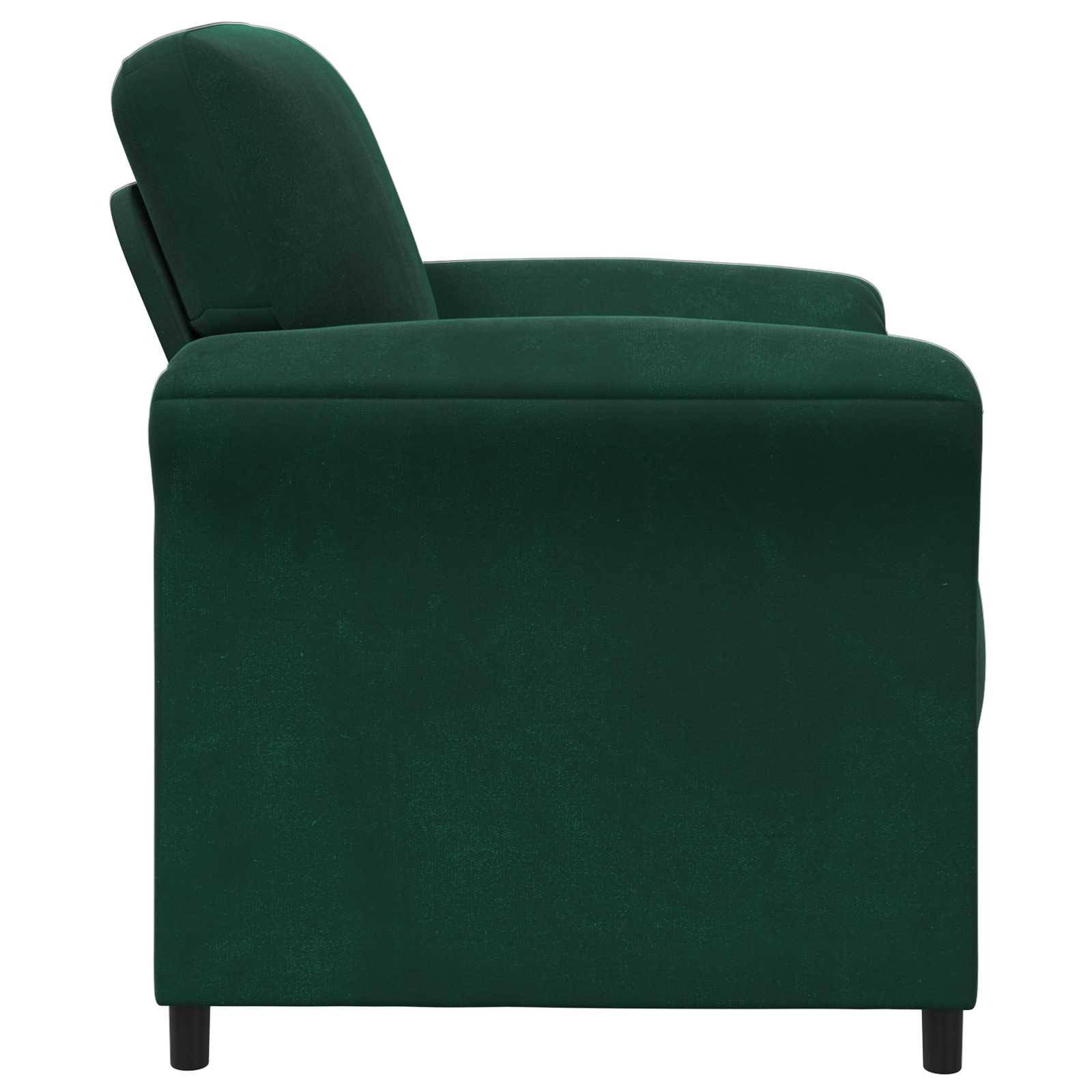 vidaXL 1-Sitzer Sofa Dunkelgrün 88 x 83 x 95 cm Samt