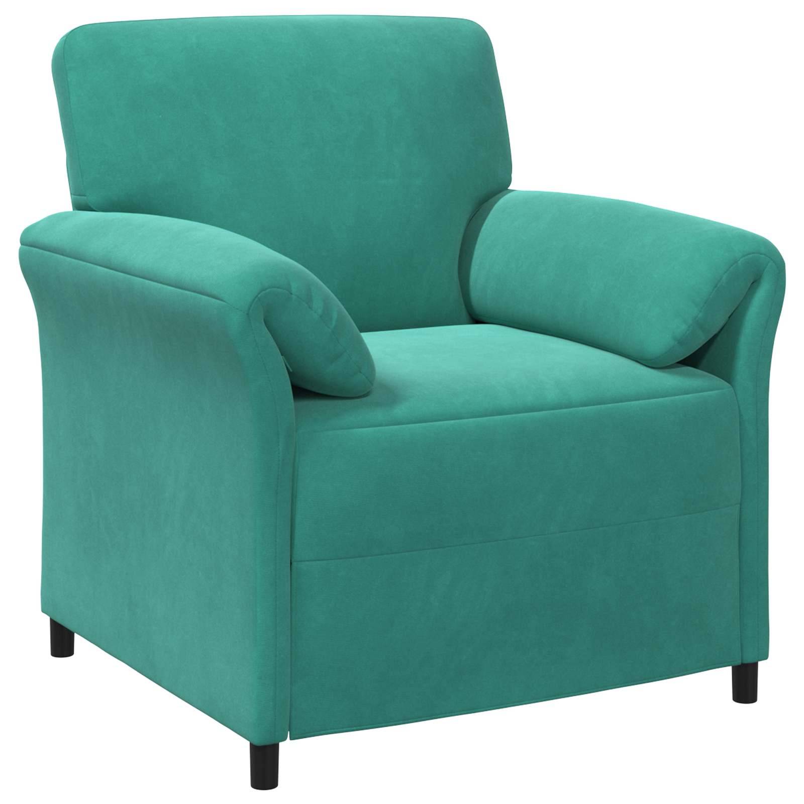 vidaXL Sofa Set 2 stk. Türkis Samt