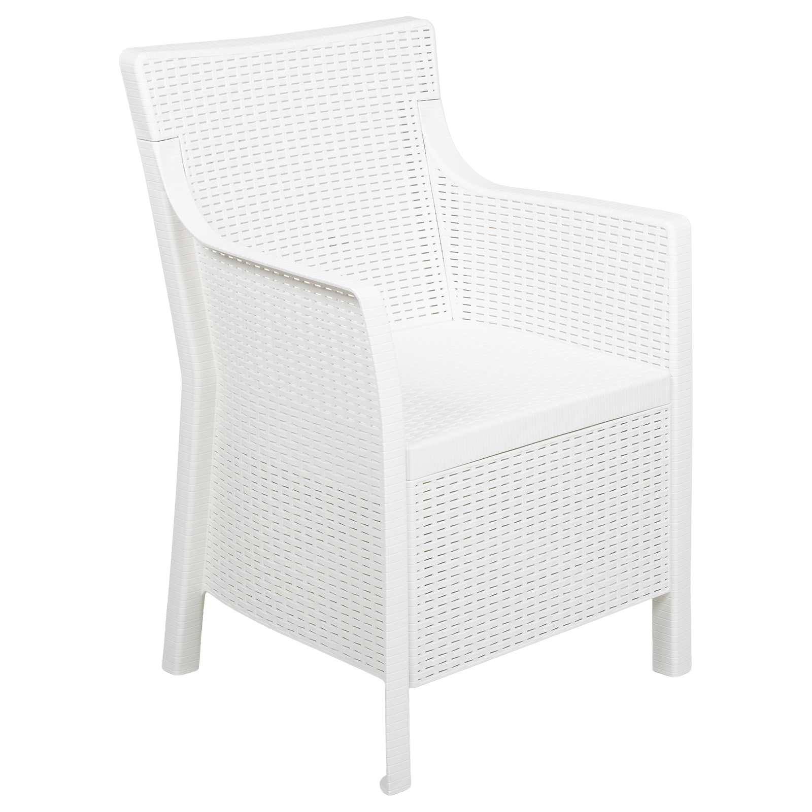 vidaXL Sessel Weiß PP
