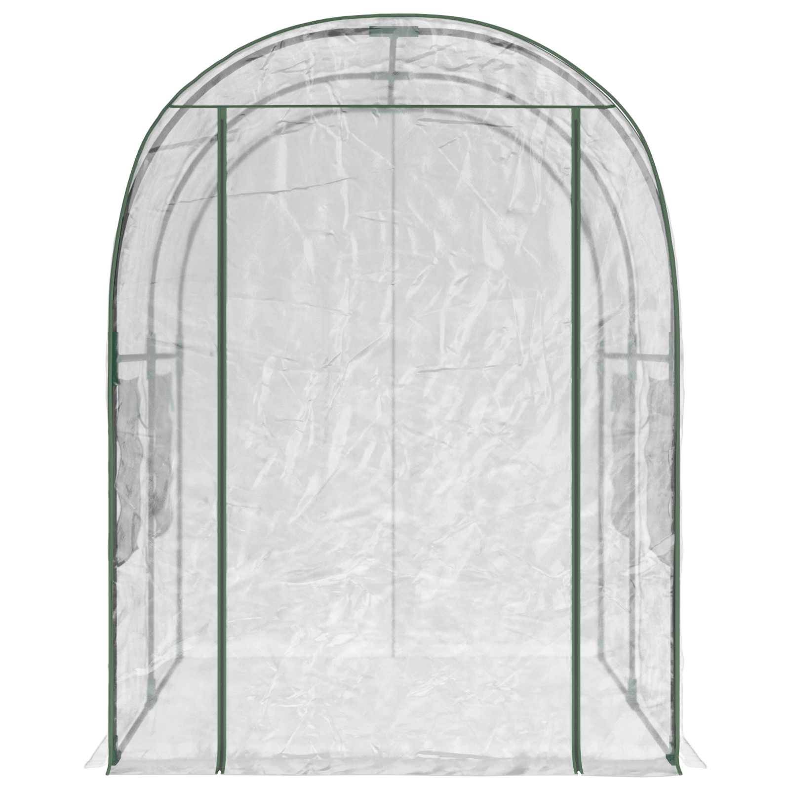 vidaXL Gewächshaus mit Rahmen Transparent 160 x 200 x 192,5 cm PVC