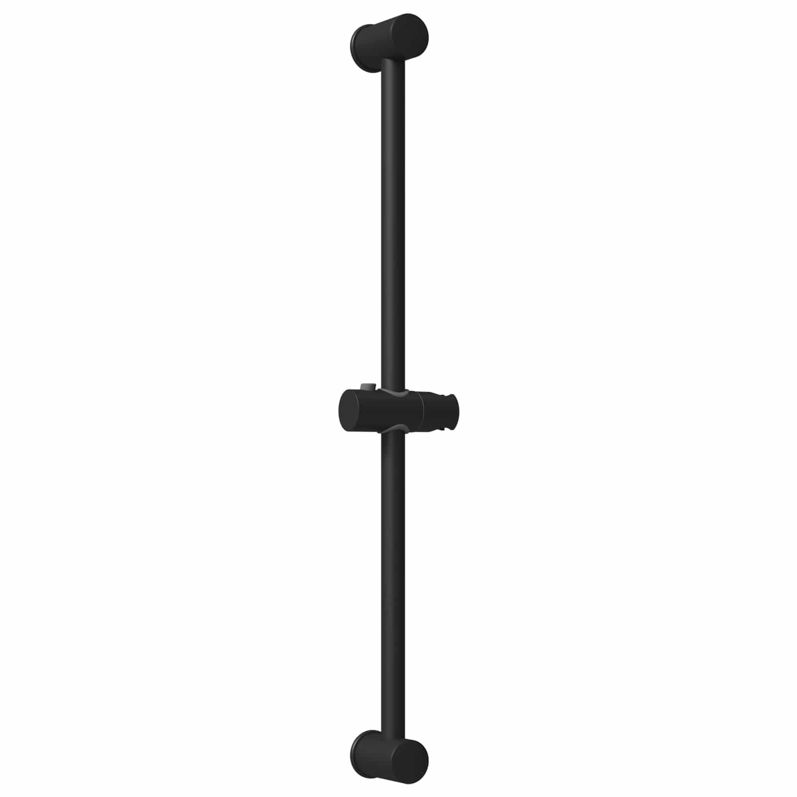 vidaXL Duschkopfhalter Schwarz 71 cm Edelstahl