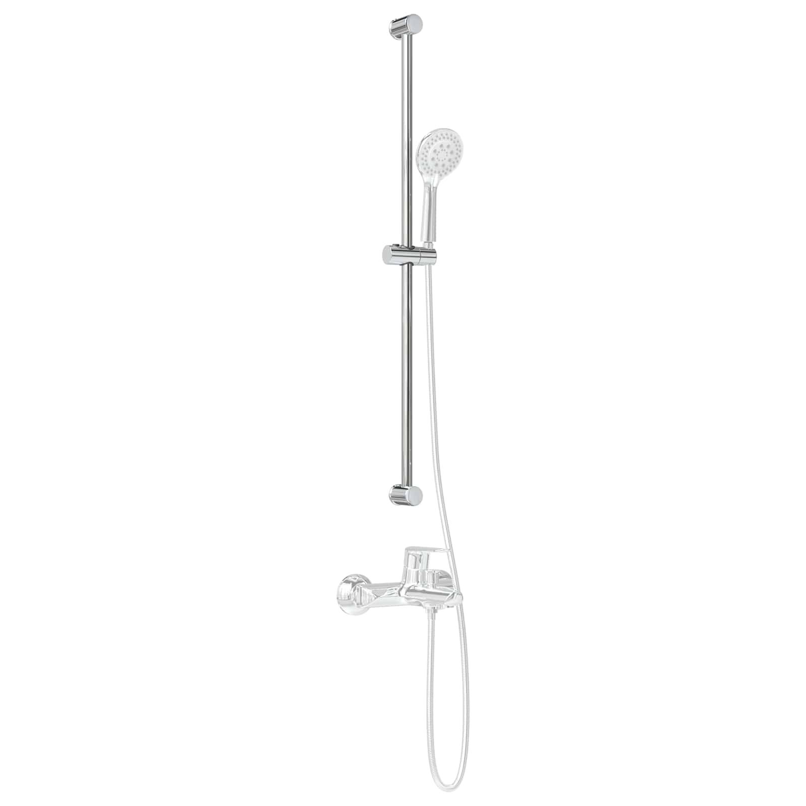 vidaXL Duschkopfhalter Chrom 101 cm Edelstahl