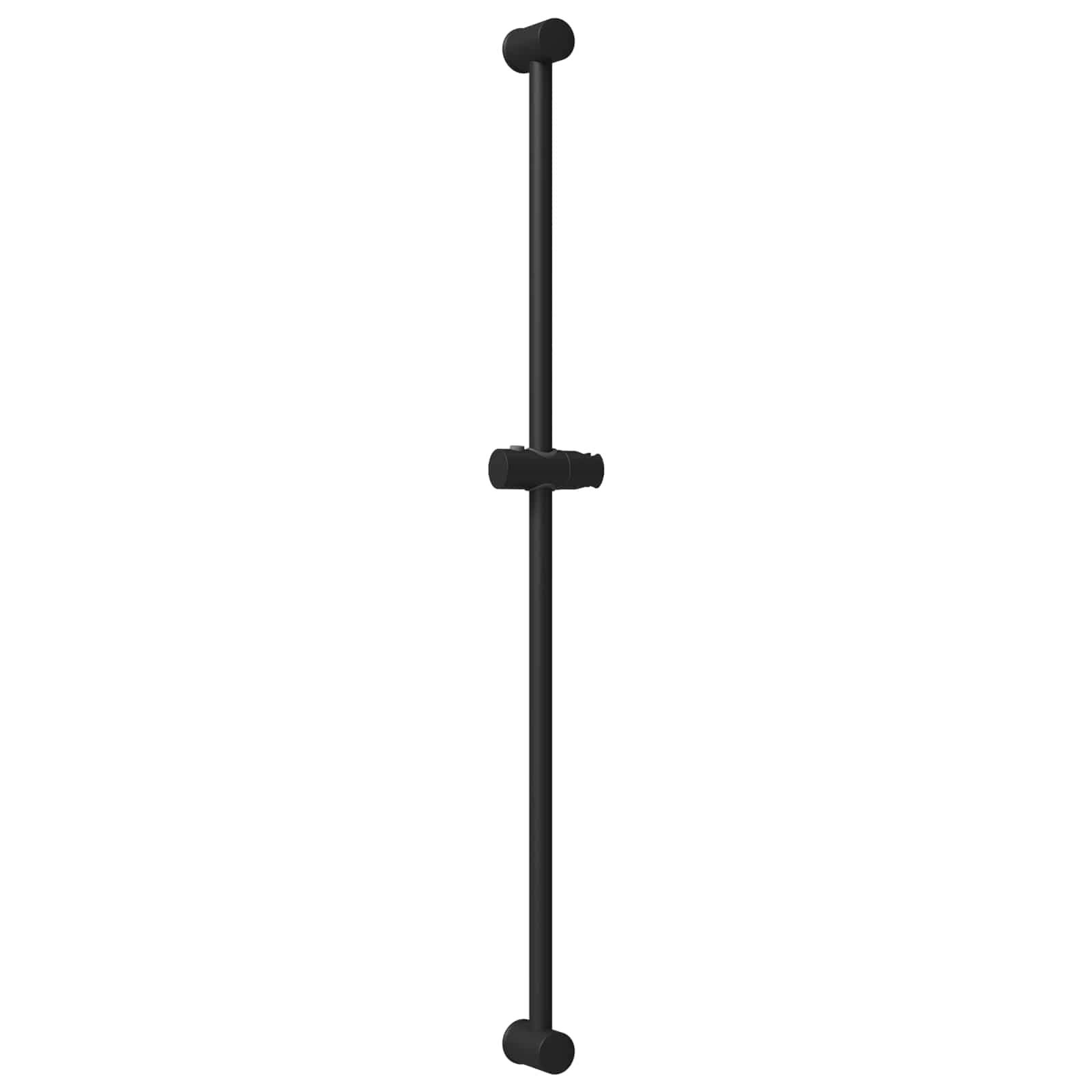 vidaXL Duschkopfhalter Schwarz 101 cm Edelstahl