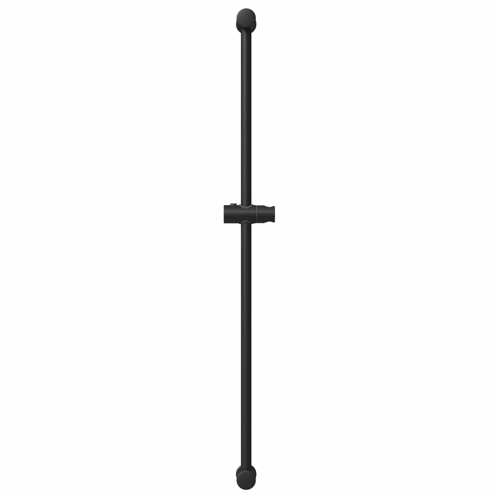 vidaXL Duschkopfhalter Schwarz 101 cm Edelstahl