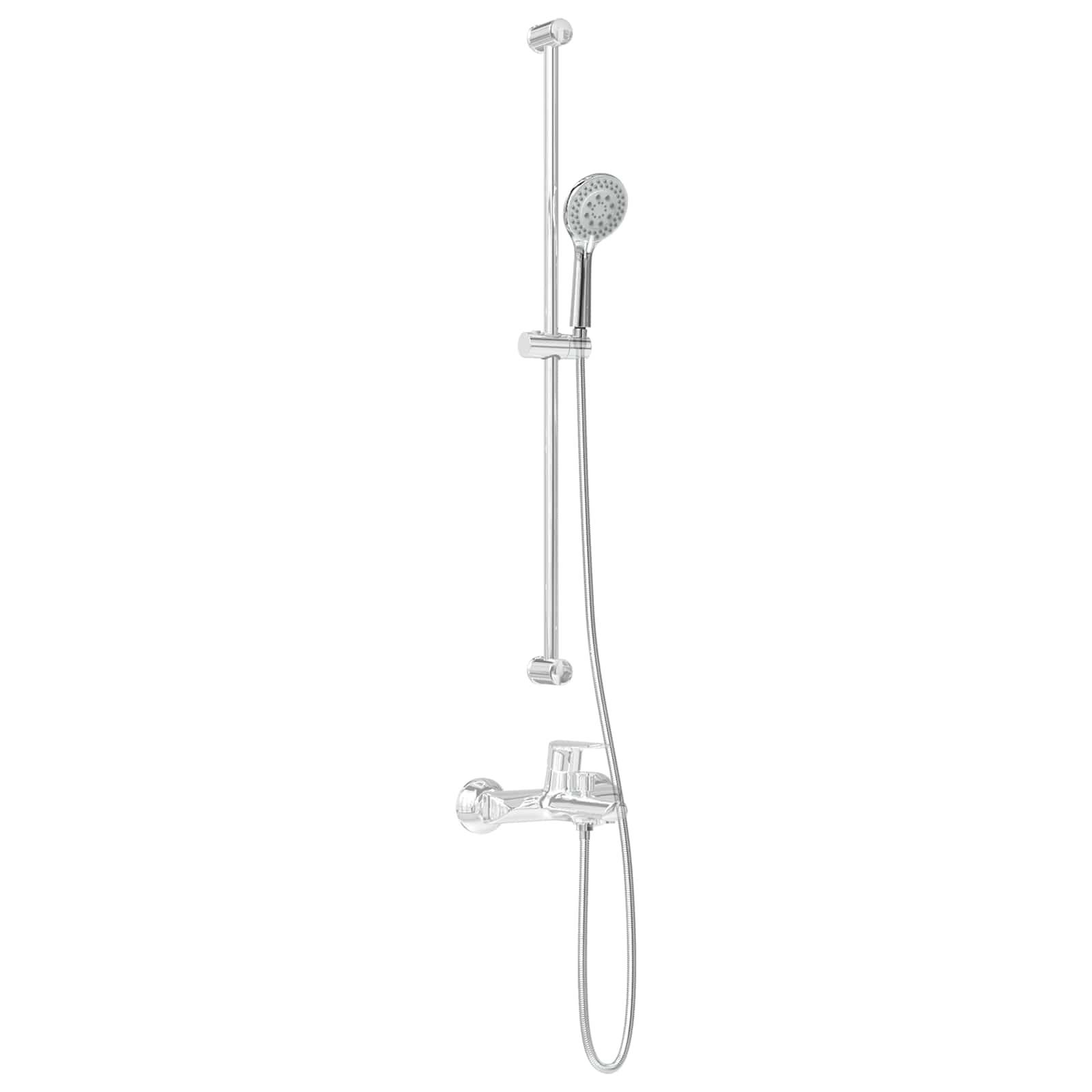 vidaXL Duschkopfset Chrom 150 cm Edelstahl
