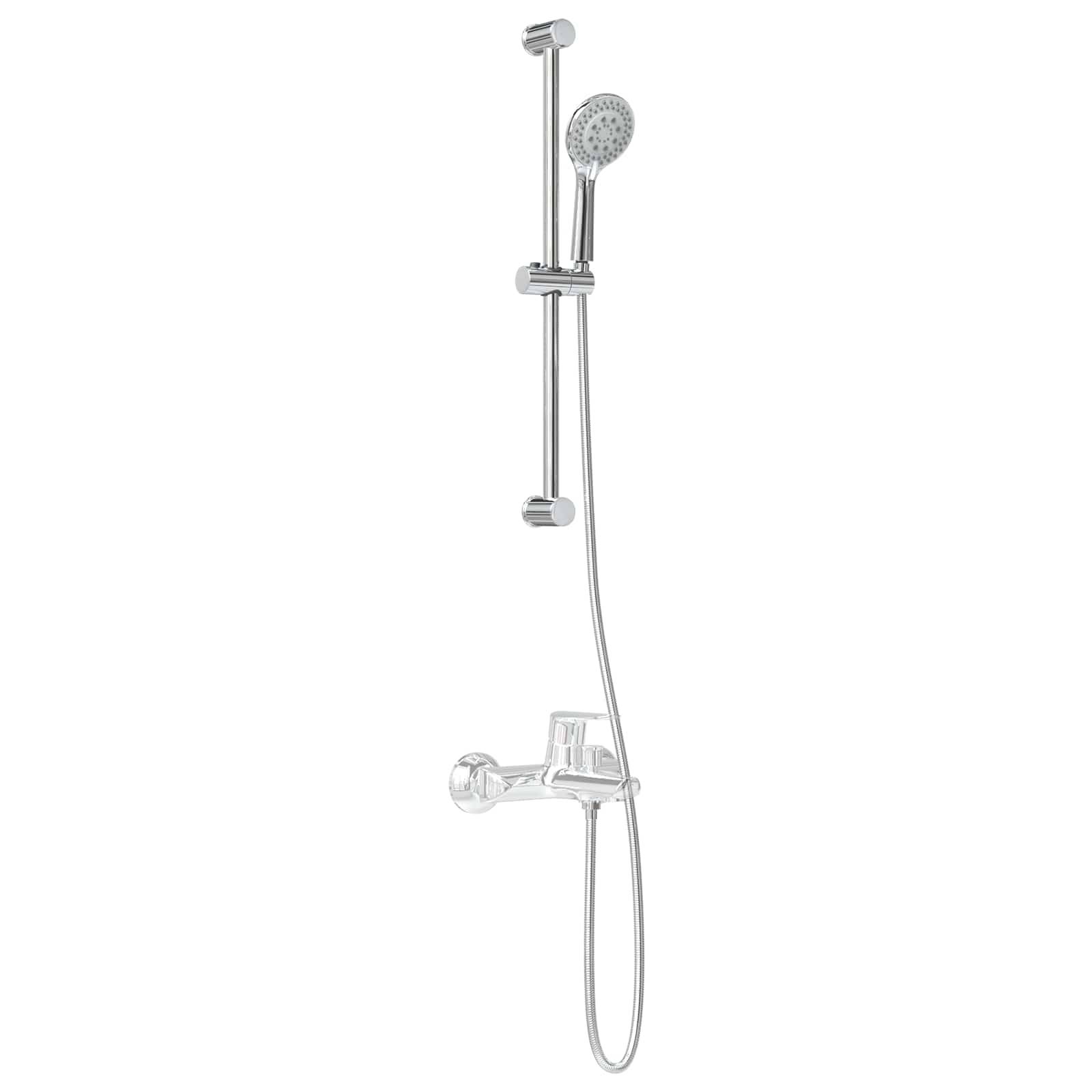 vidaXL Duschsystem-Set Chrom 71 cm Edelstahl