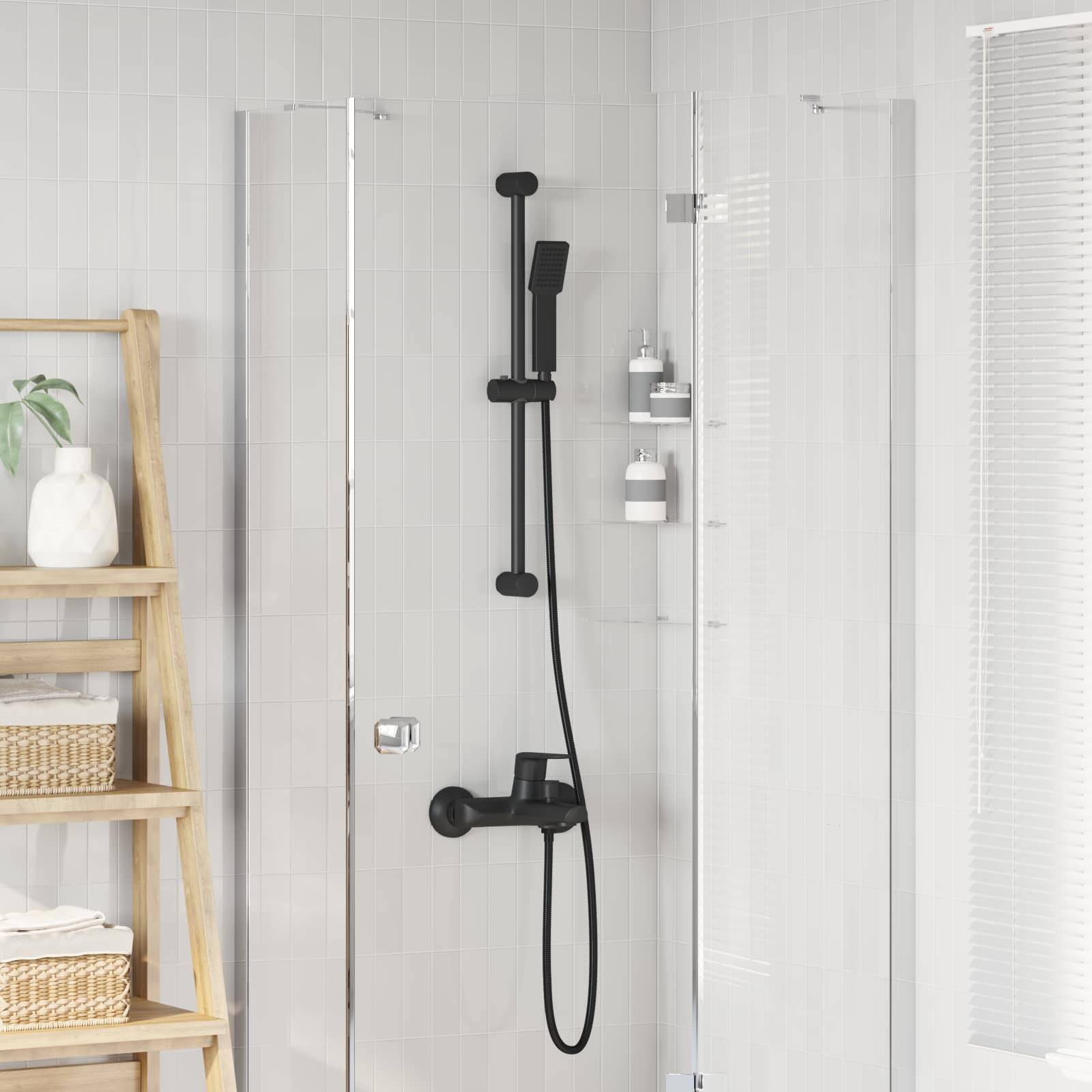 vidaXL Duschsystem-Set Stahl