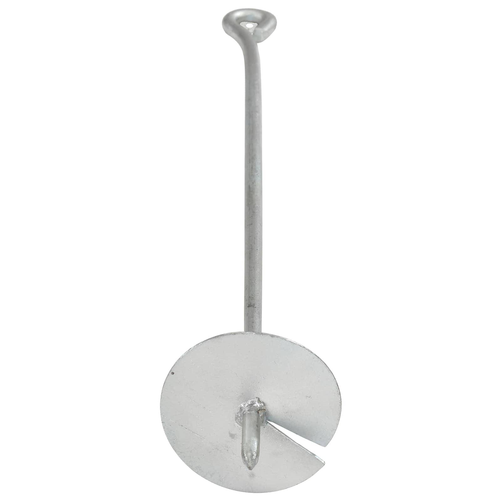 vidaXL Erdanker 6 pcs Silber Ø10 x 60 cm Galvanisiertes Metall