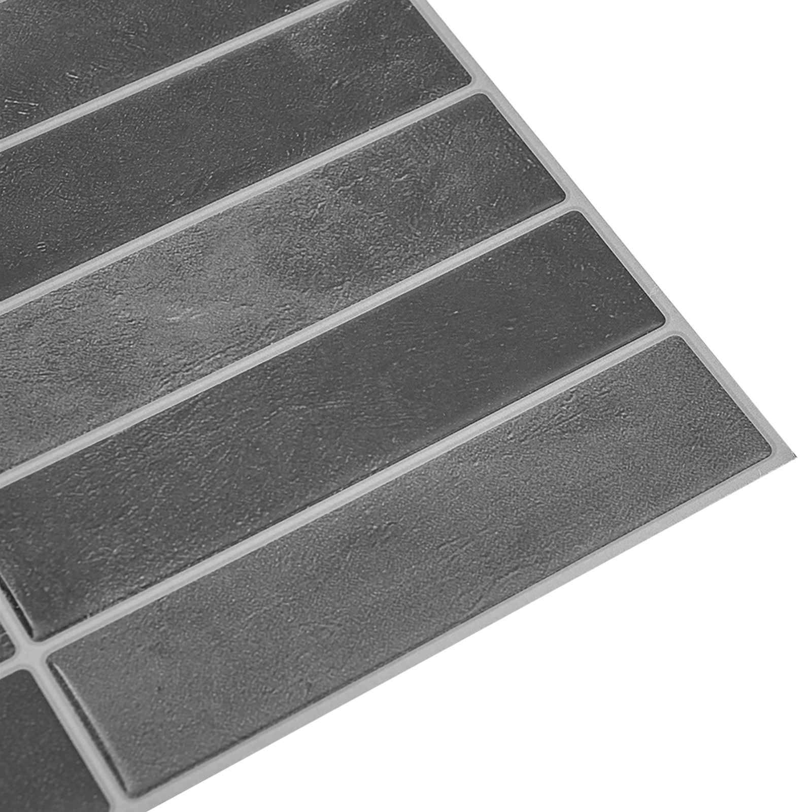 vidaXL Rechteckige Fliese 10 pcs Grau 29 x 23 x 0,08 cm
