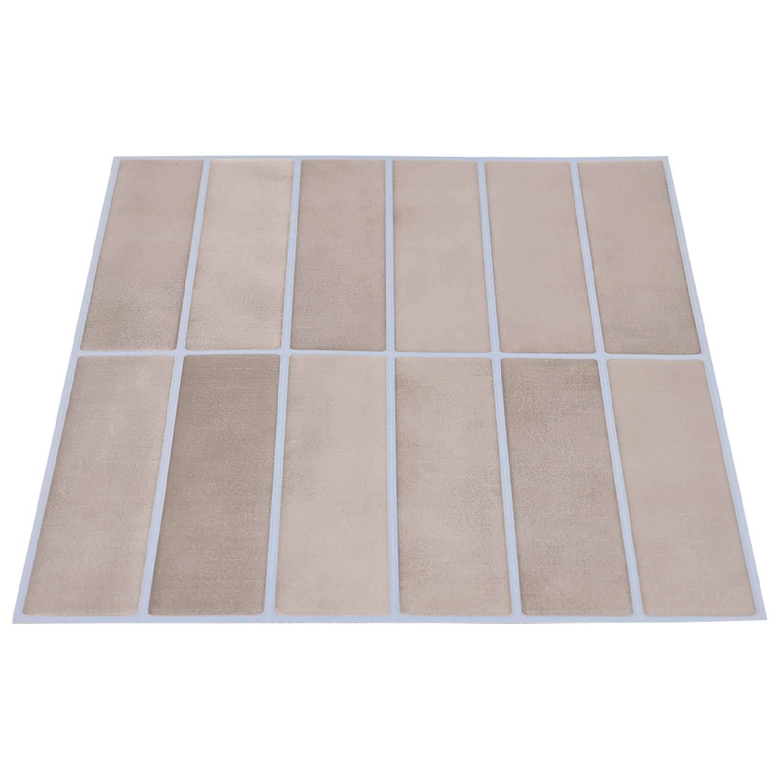 vidaXL Rechteckige Fliese 10 pcs Beige Kaffee 29 x 23 x 0,08 cm