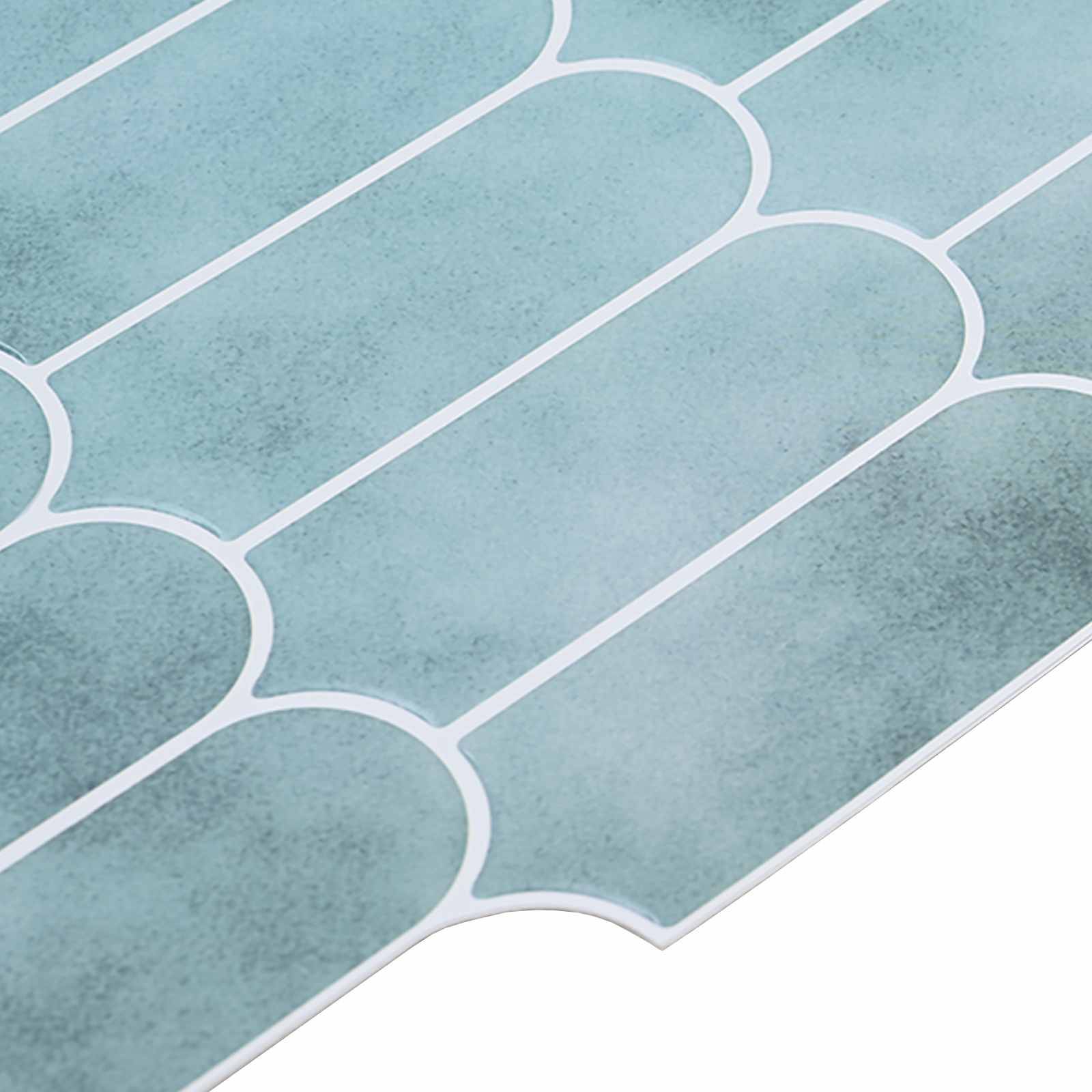 vidaXL Federfliese 10 pcs Grün 30 x 30 cm Polyurethan und PET