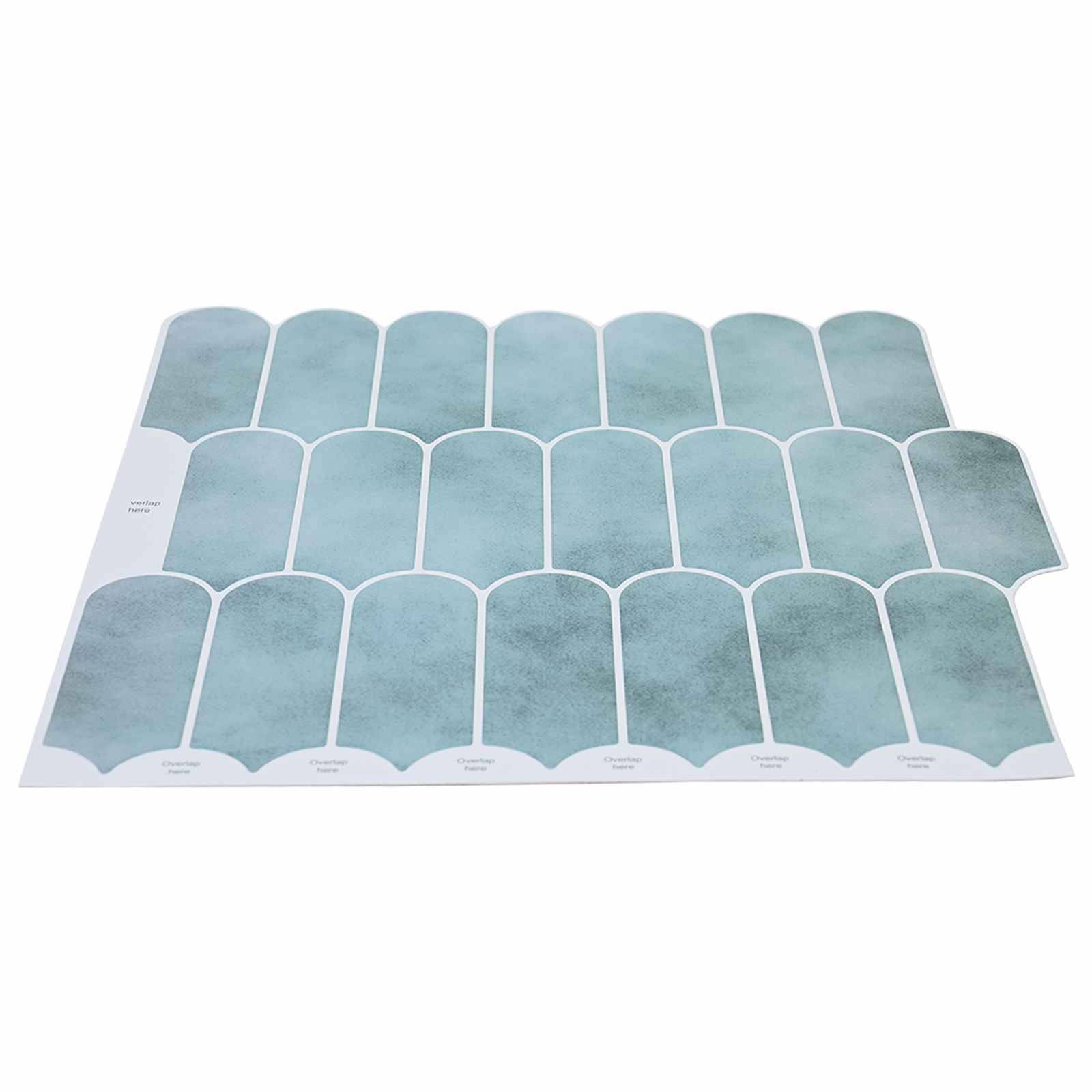 vidaXL Federfliese 10 pcs Grün 30 x 30 cm Polyurethan und PET