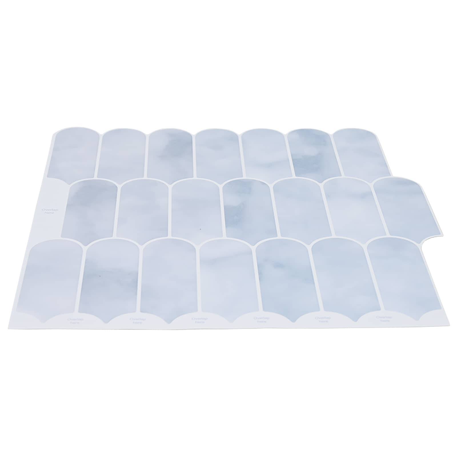 vidaXL Federfliese 50 pcs Himmelblau 30 x 30 cm Polyurethan und PET