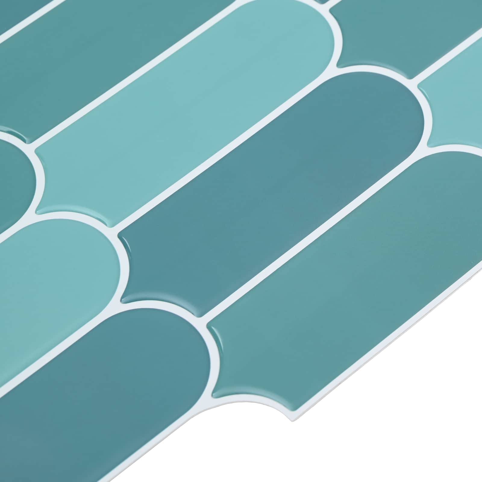 vidaXL Federfliese 10 pcs Blau 30 x 30 cm Polyurethan und PET