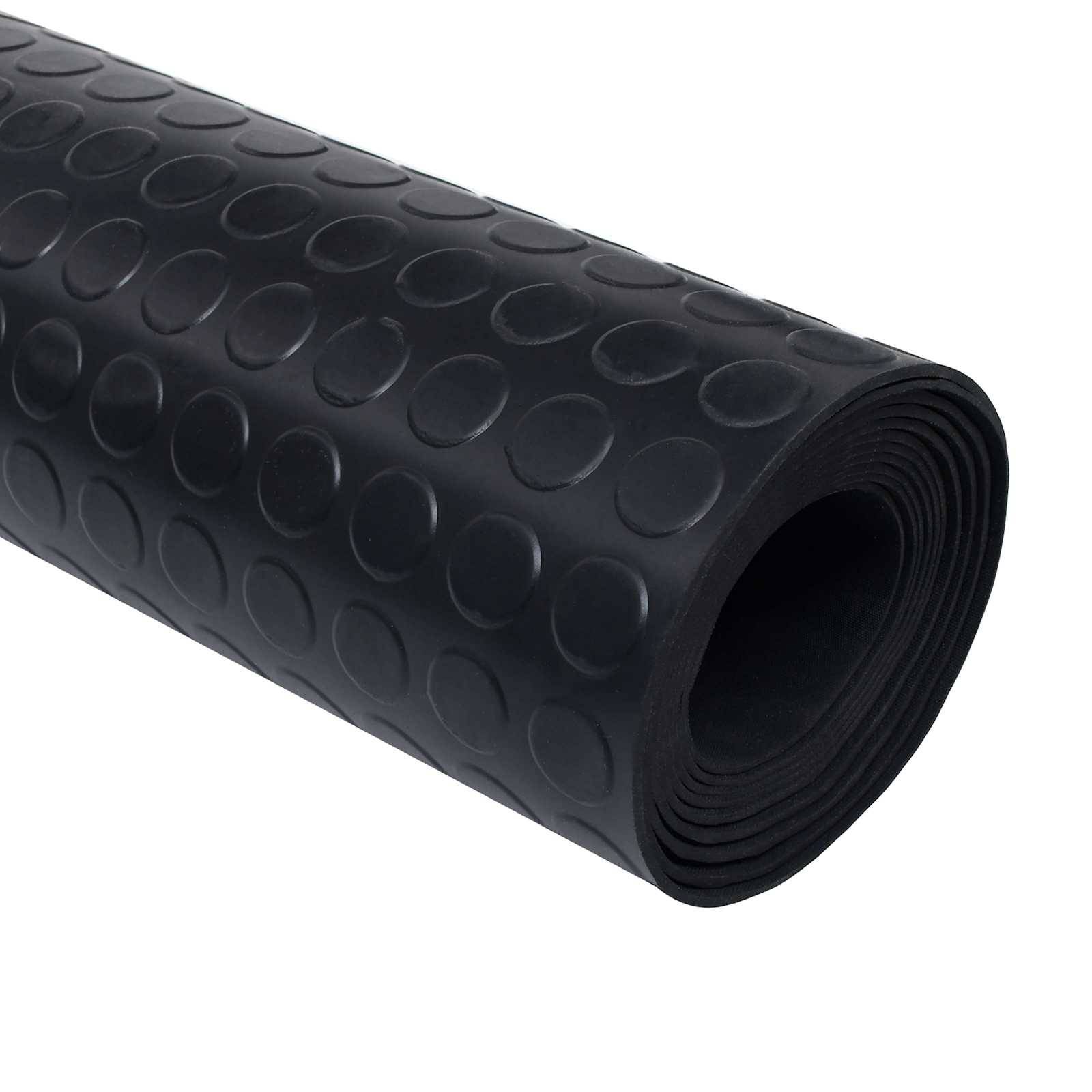 vidaXL Bodenbelag Schwarz 1,5 x 4 m Gummi