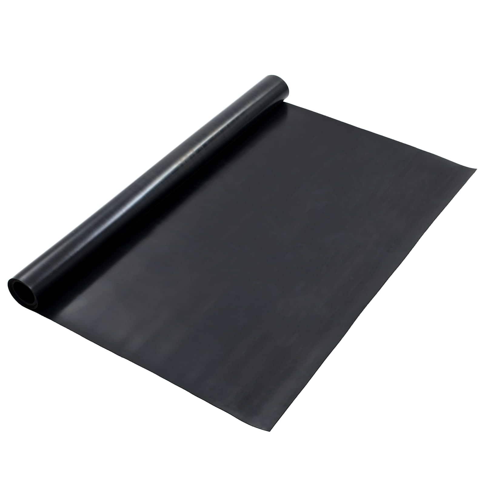 vidaXL Bodenbelag Schwarz 1,2 x 2 m Gummi