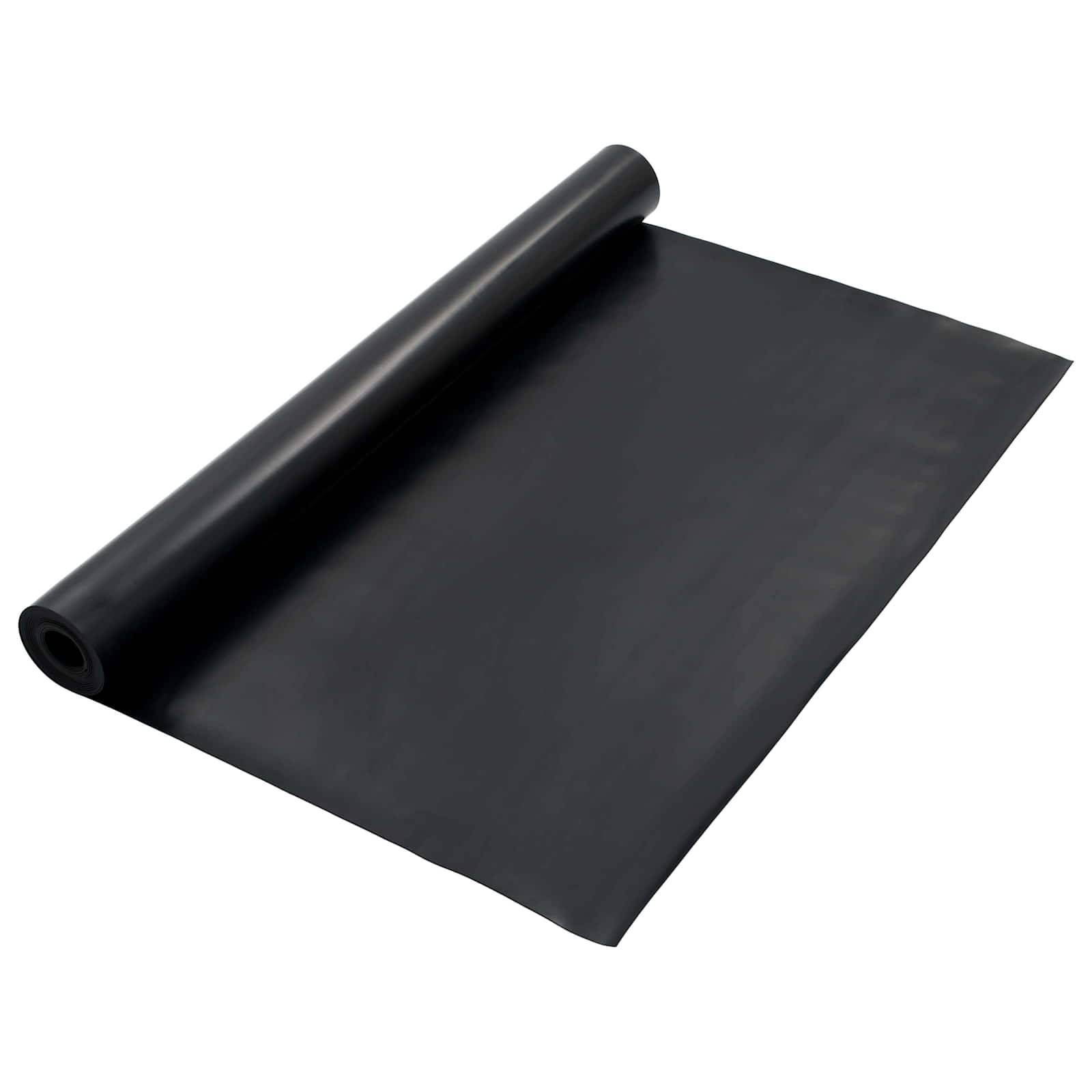 vidaXL Bodenbelag Schwarz 1,2 x 5 m Gummi