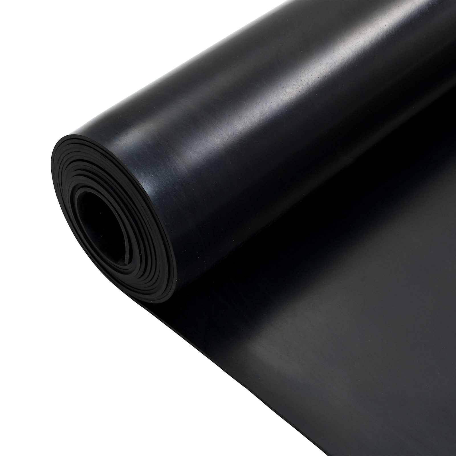 vidaXL Bodenbelag Schwarz 1,2 x 5 m Gummi