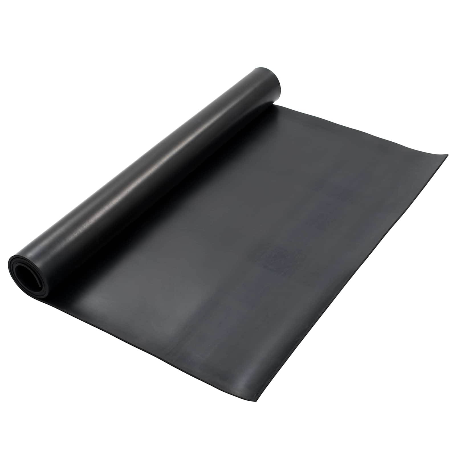 vidaXL Bodenbelag Schwarz 1,2 x 2 m Gummi