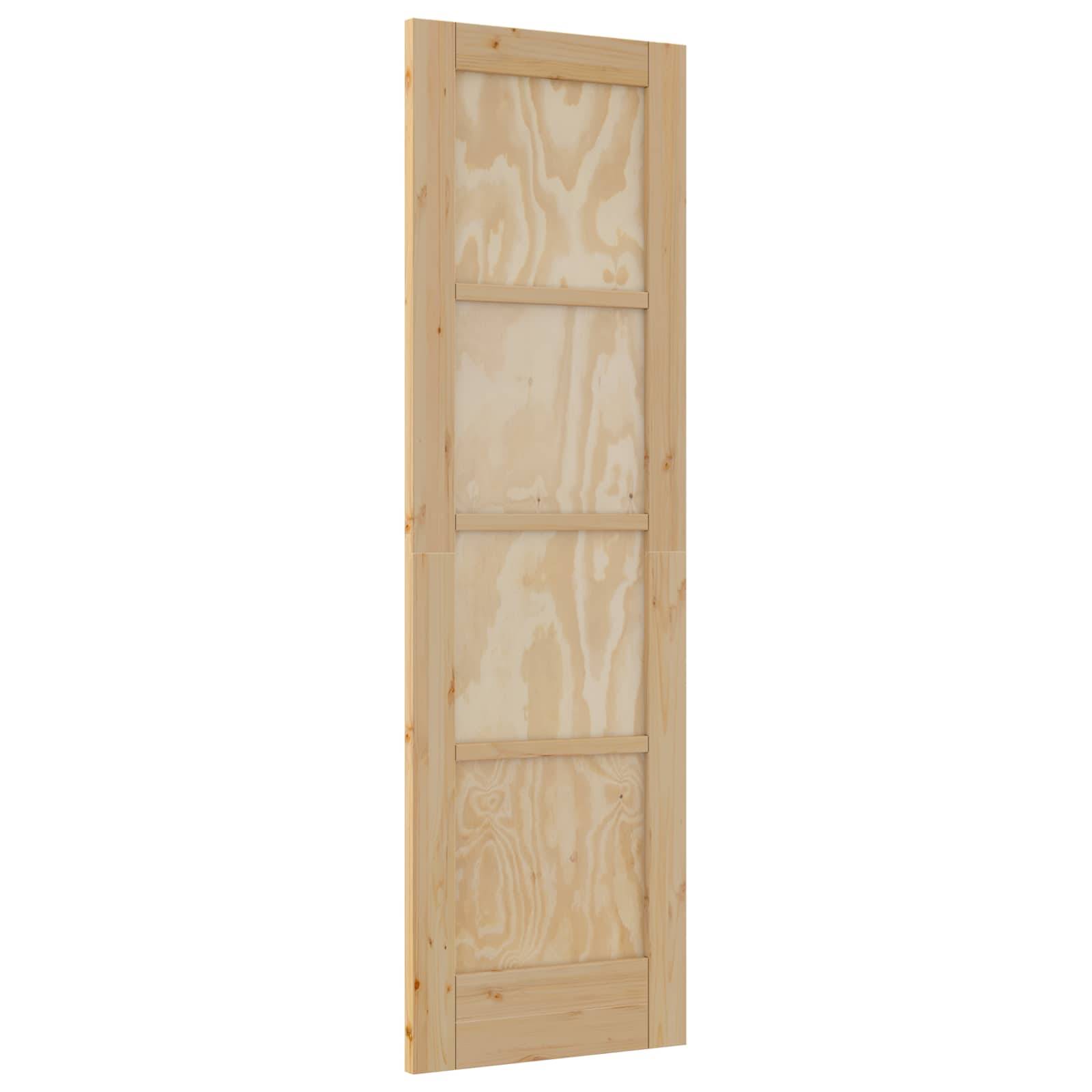 vidaXL Interior Tür Natur 61 x 198,5 cm Sperrholz