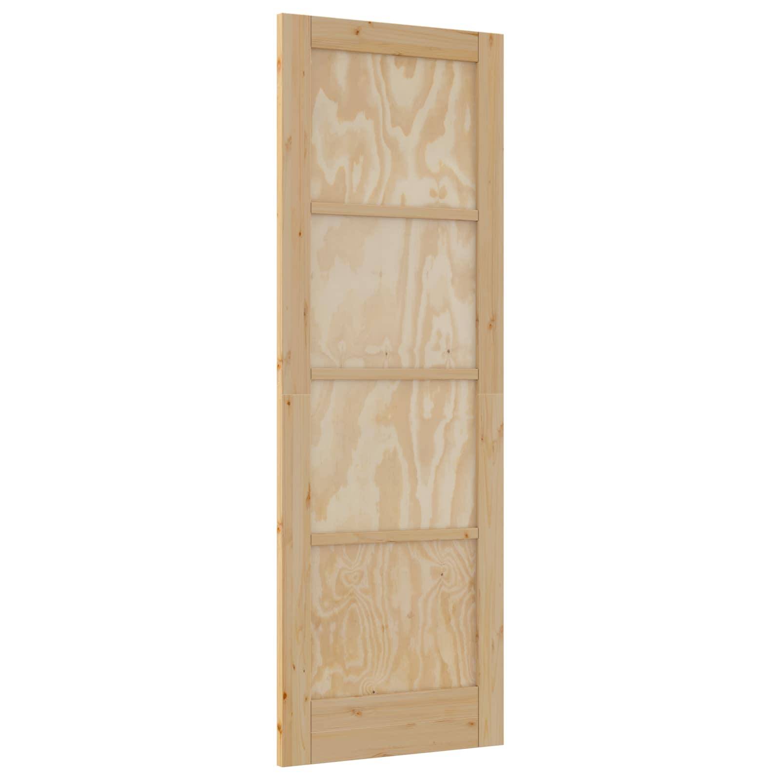 vidaXL Interior Tür Natur 73,5 x 211 cm Sperrholz