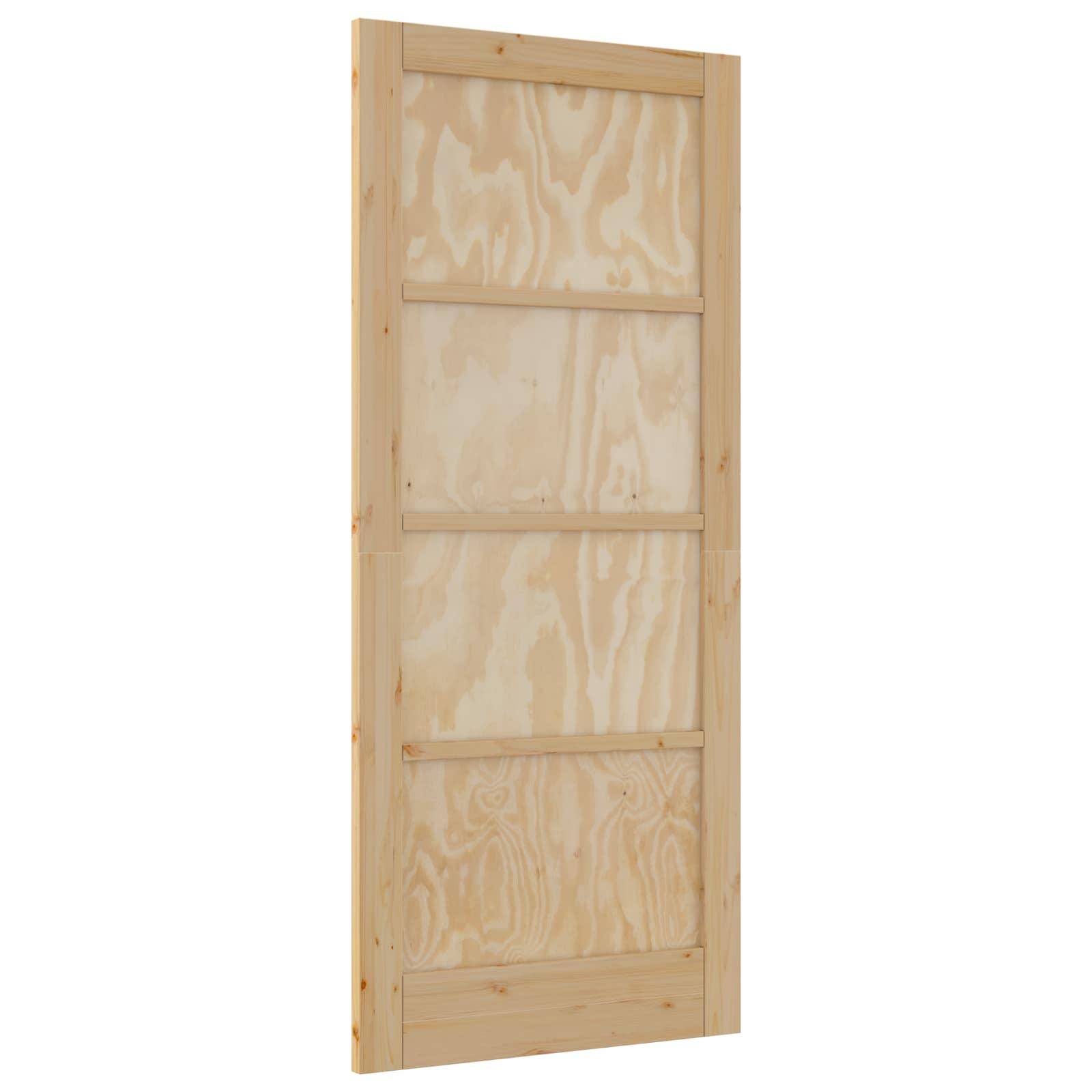 vidaXL Interior Tür Natur 86 x 198,5 cm Sperrholz