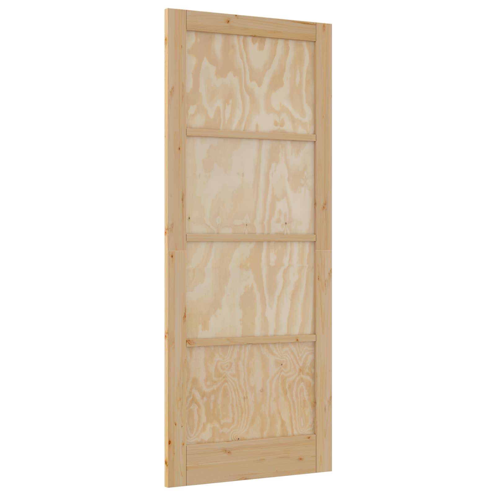 vidaXL Interior Tür Natur 86 x 211 cm Sperrholz