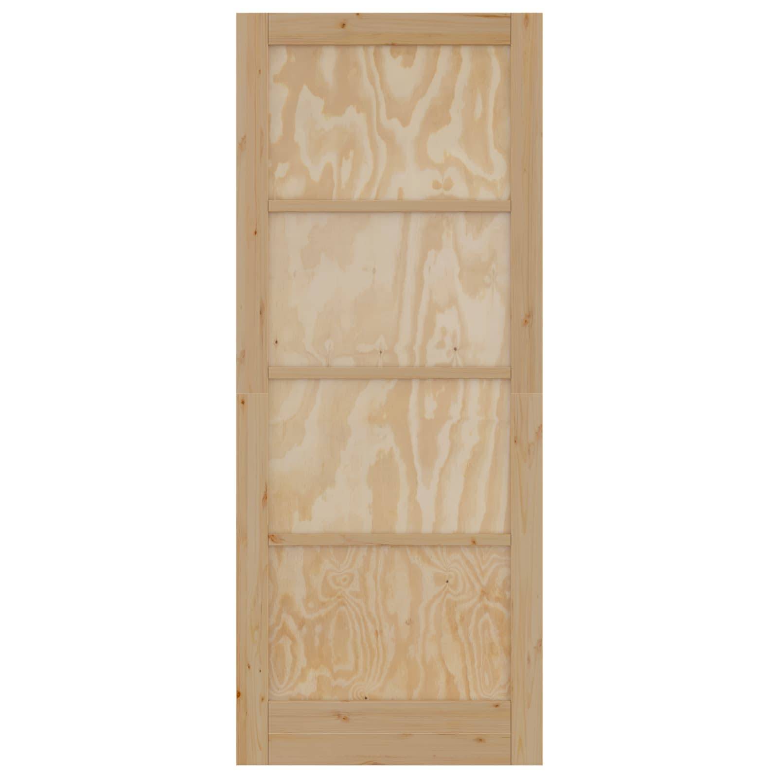 vidaXL Interior Tür Natur 86 x 211 cm Sperrholz